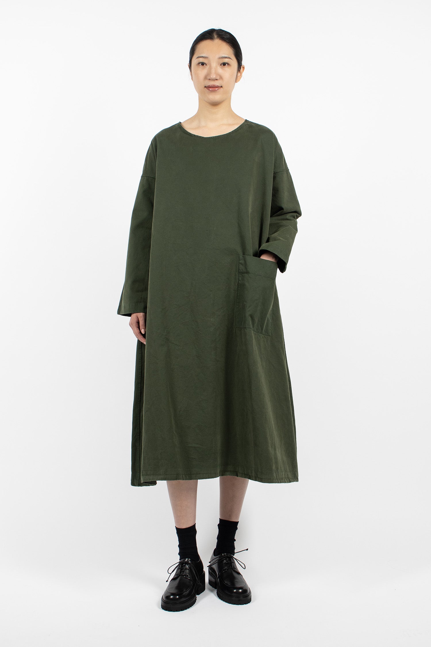 31253 Loose Dress WCC Forest