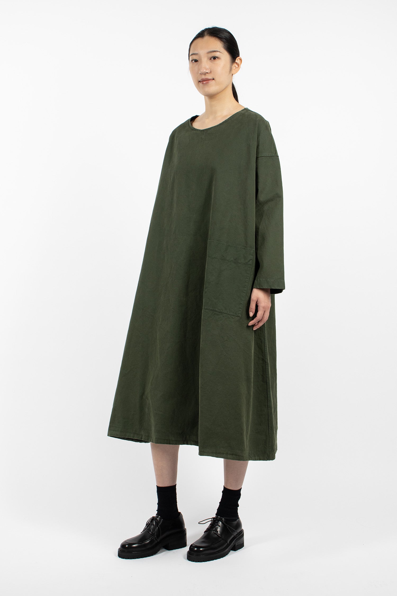 31253 Loose Dress WCC Forest