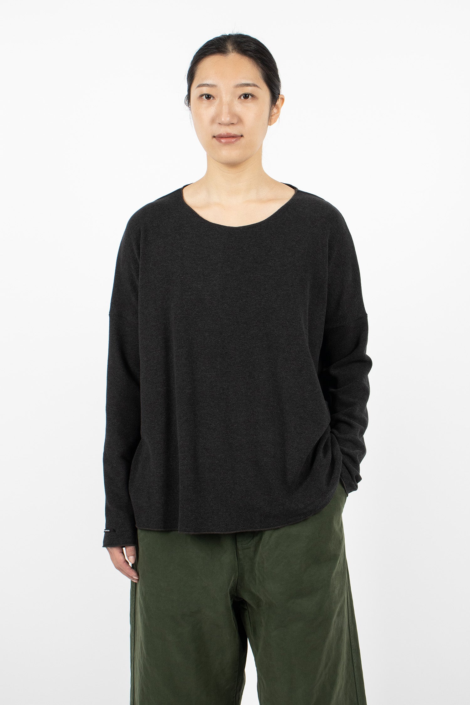 UP#40260 Upcycled Jumper Charcoal