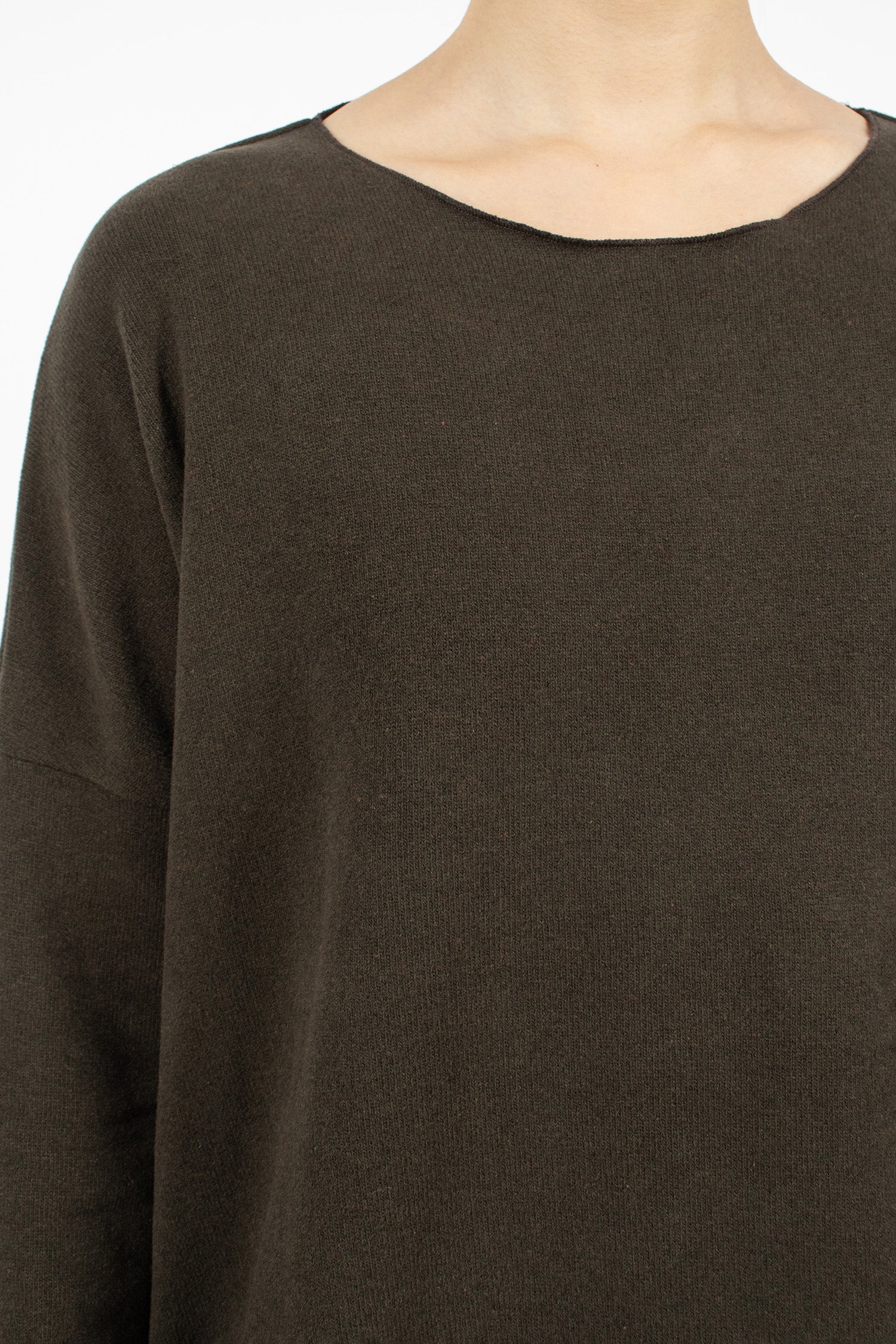 UP#40260 Upcycled Jumper Dark Khaki