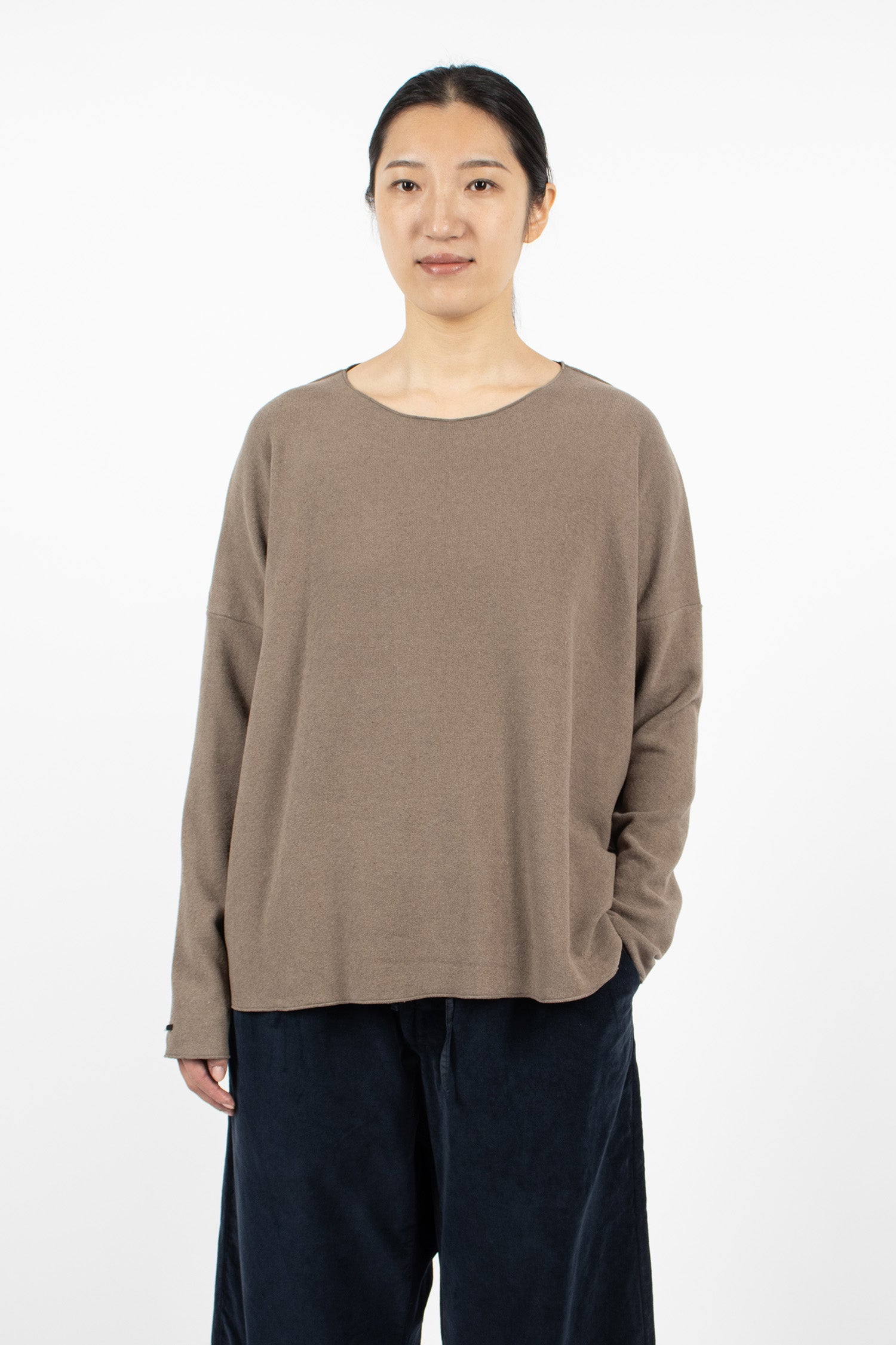 UP#40260 Upcycled Jumper Taupe