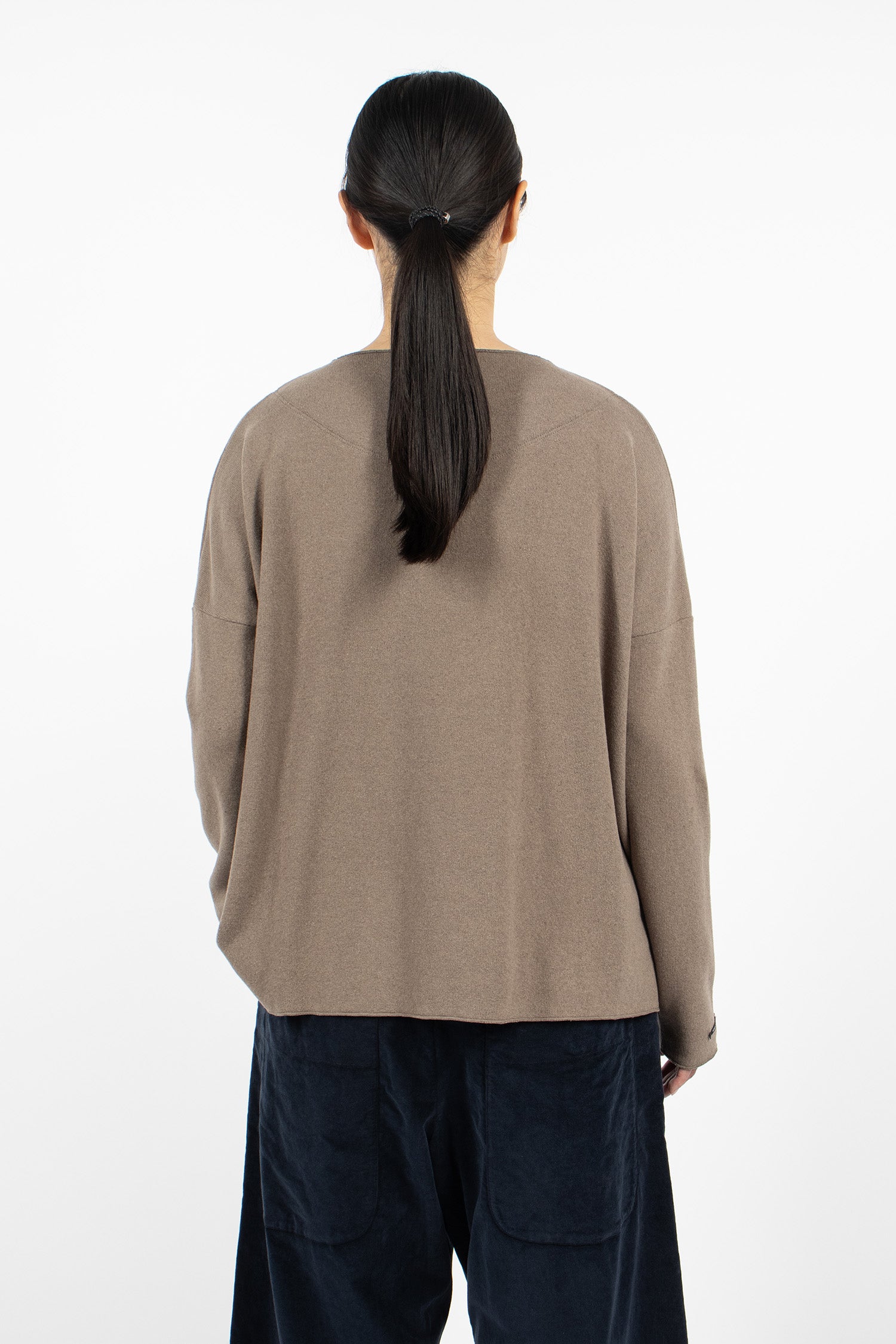 UP#40260 Upcycled Jumper Taupe