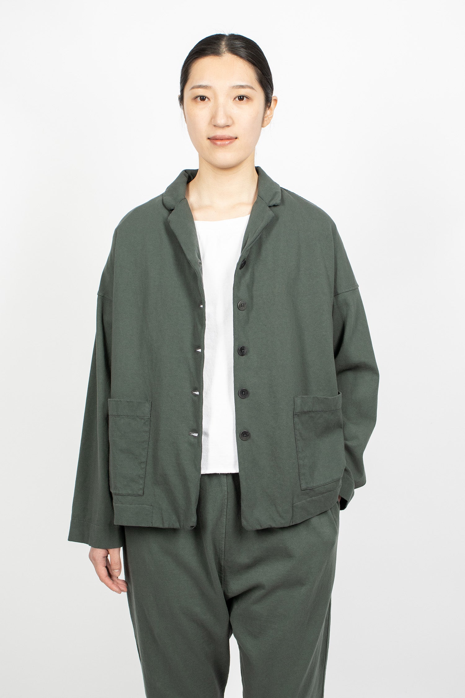 4273 Loose Blazer HC Thyme