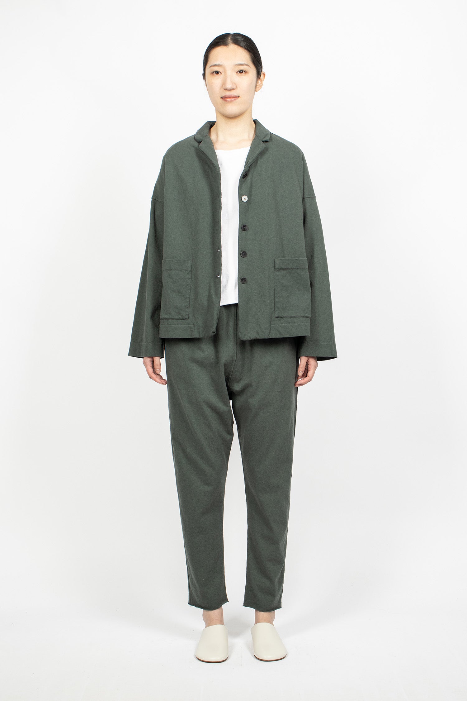 4273 Loose Blazer HC Thyme