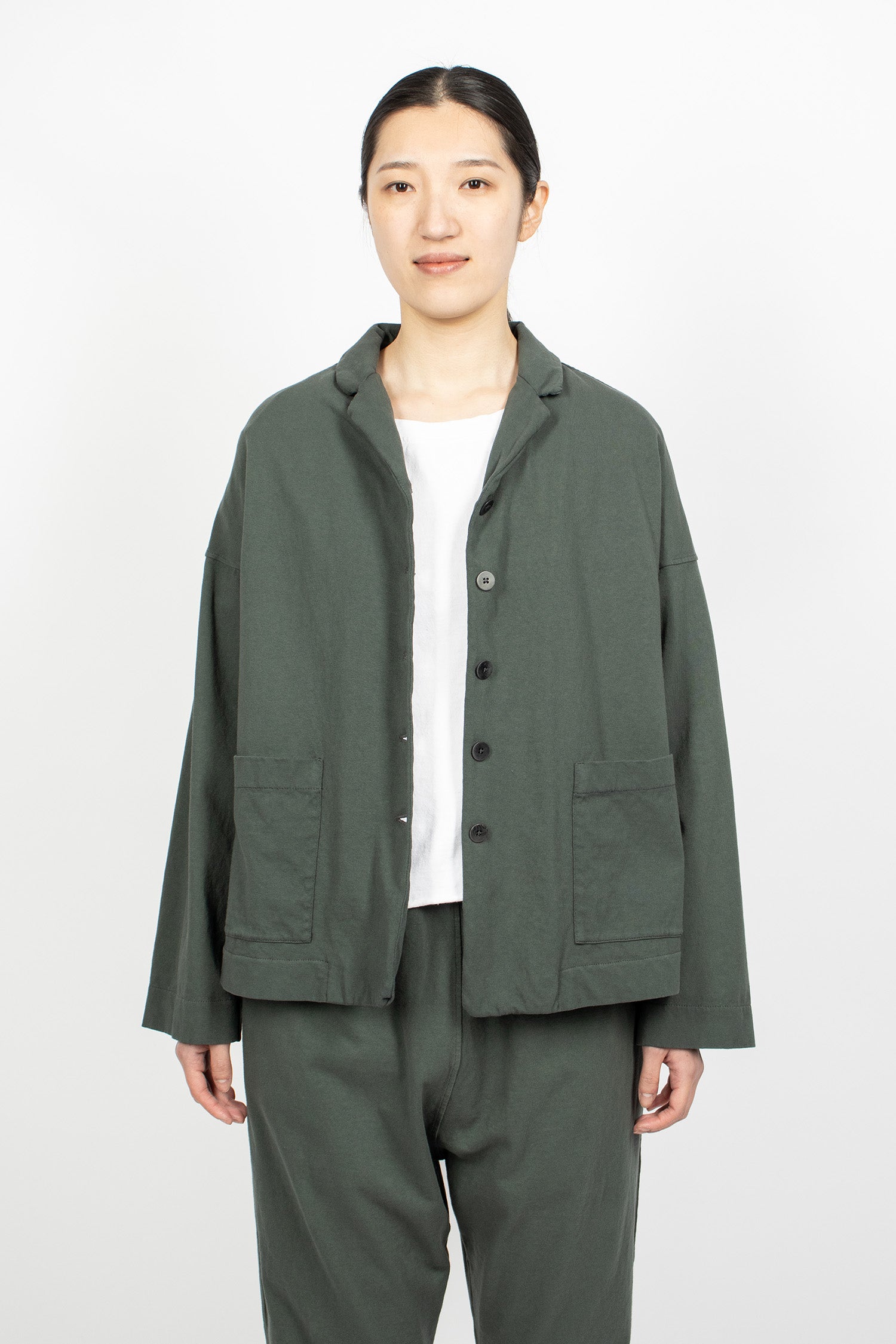 4273 Loose Blazer HC Thyme