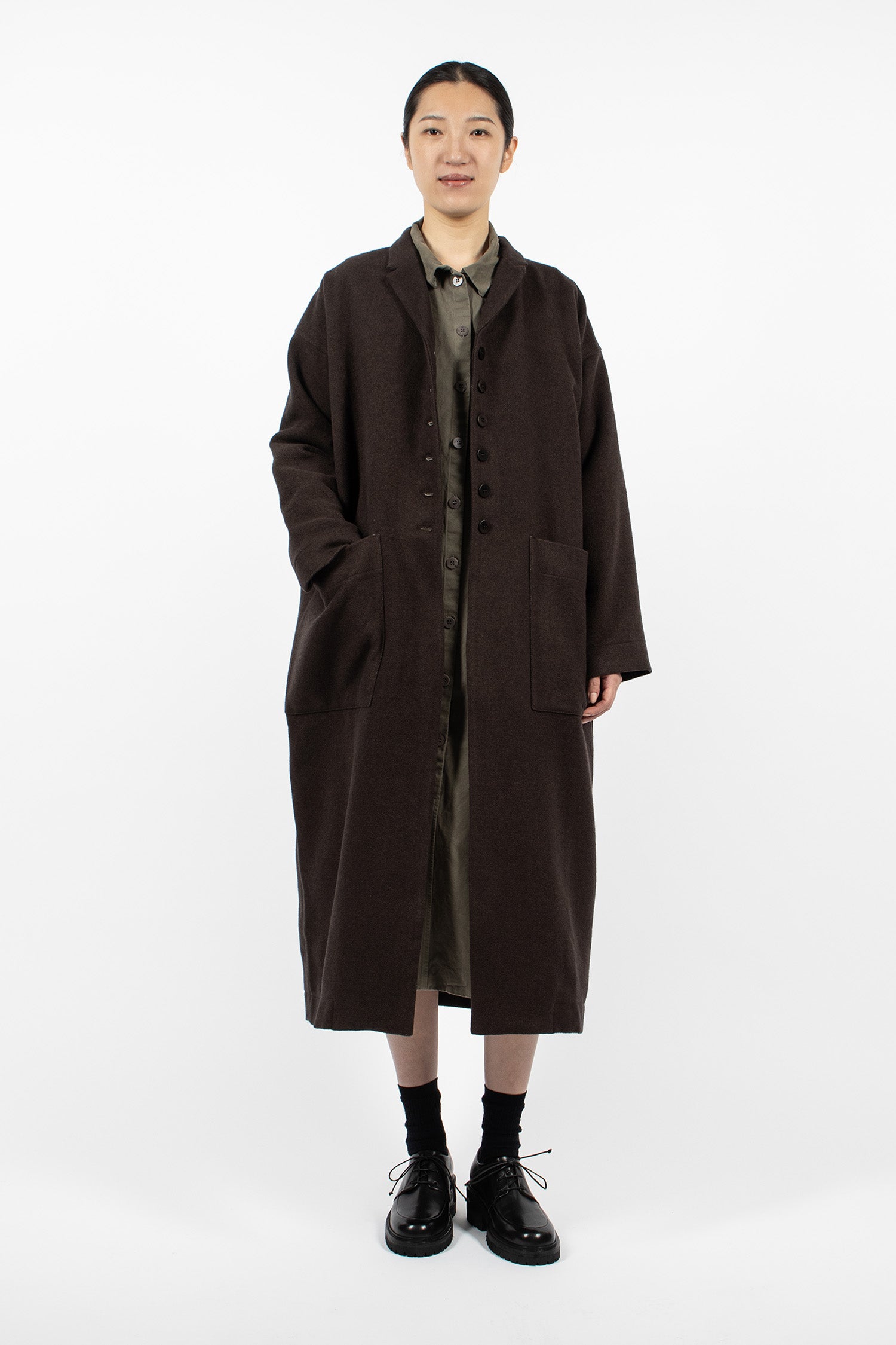 Soft Egg Coat Brown