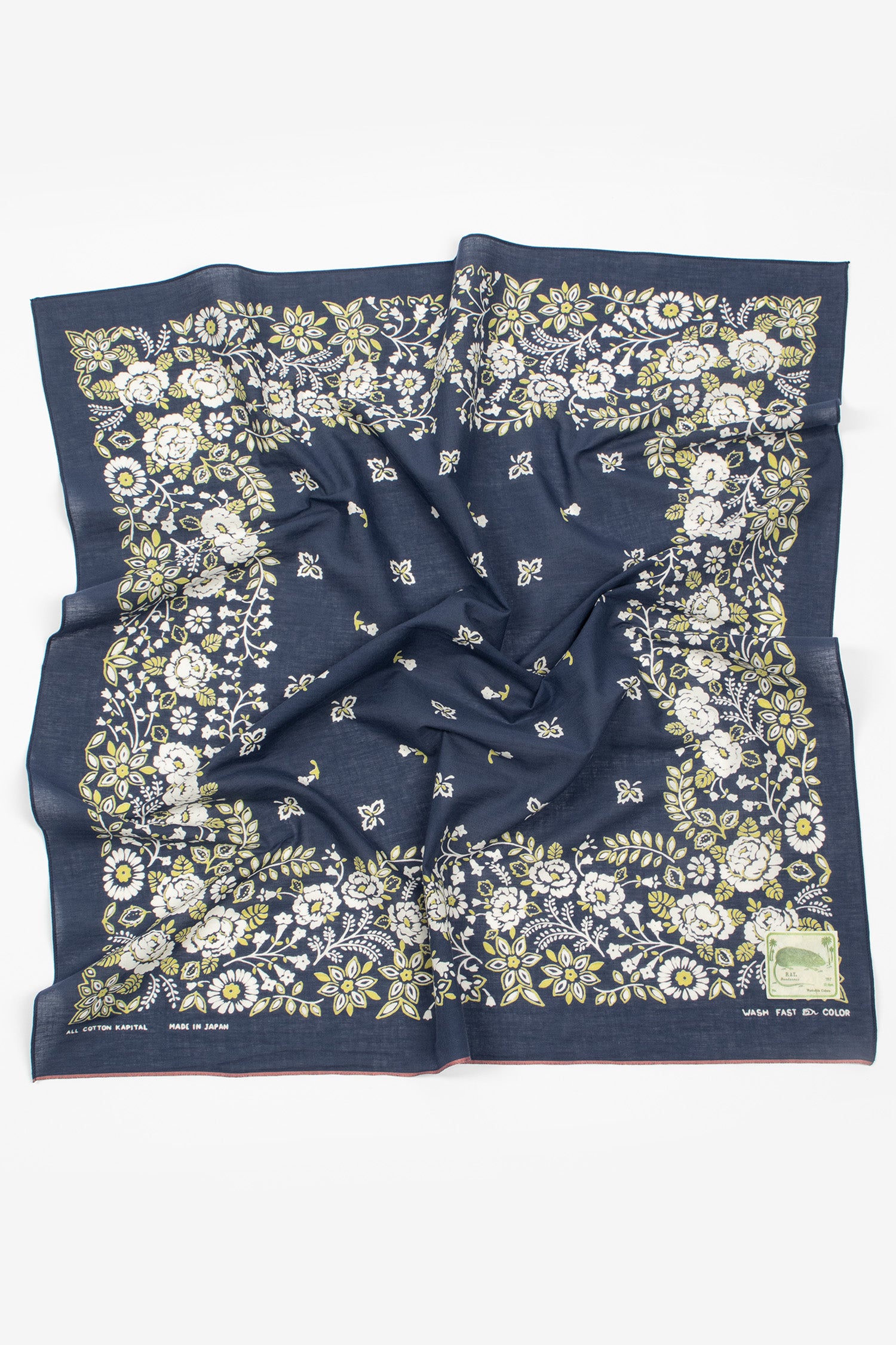 Large Churchill Garden Bandana Navy