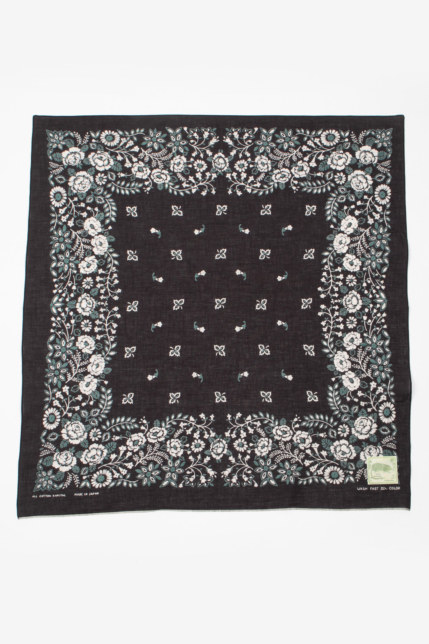 Large Churchill Garden Bandana Black