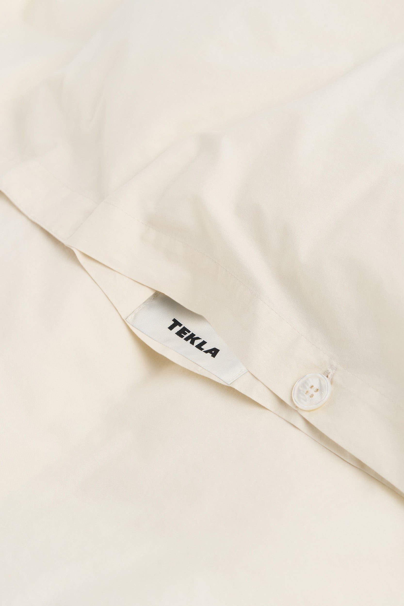 Percale Double Duvet Cover Winter White