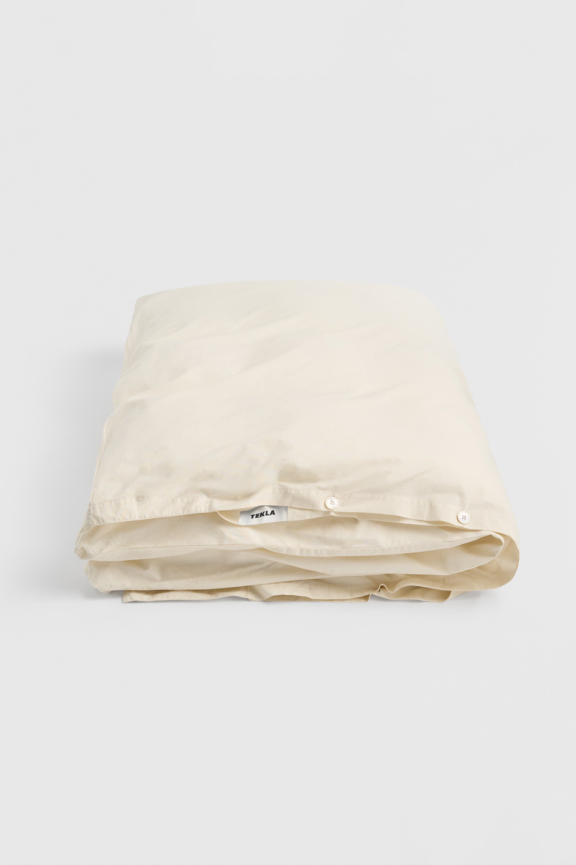 Percale Double Duvet Cover Winter White