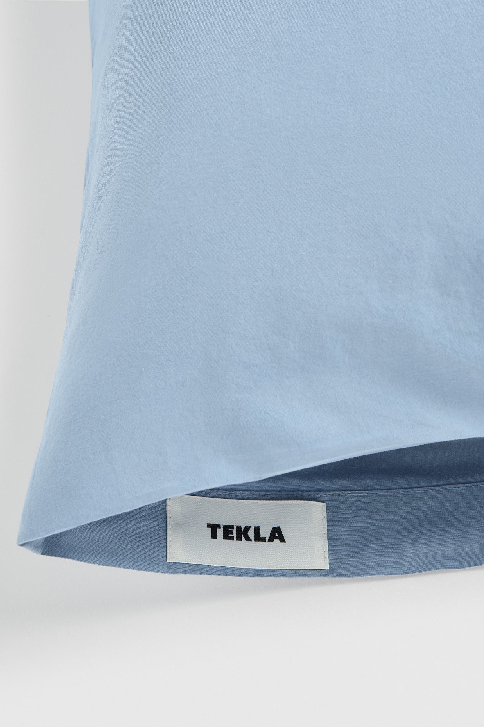 Percale Pillowcase French Blue