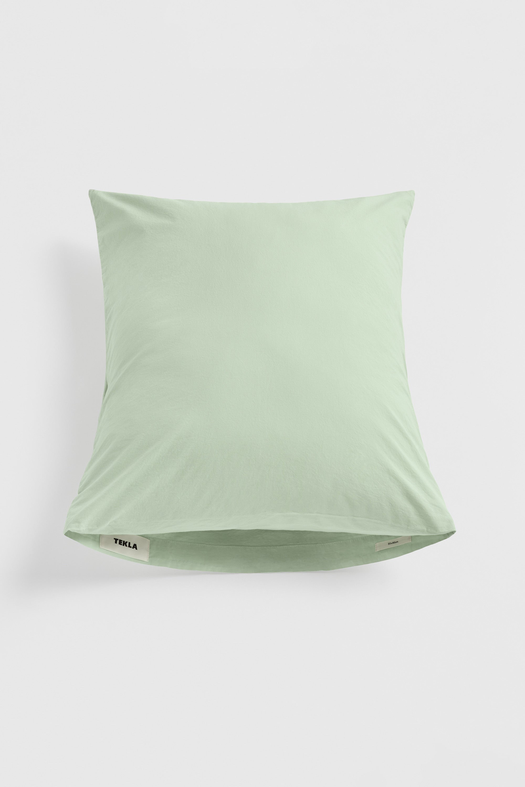 Percale Pillowcase Powder Green