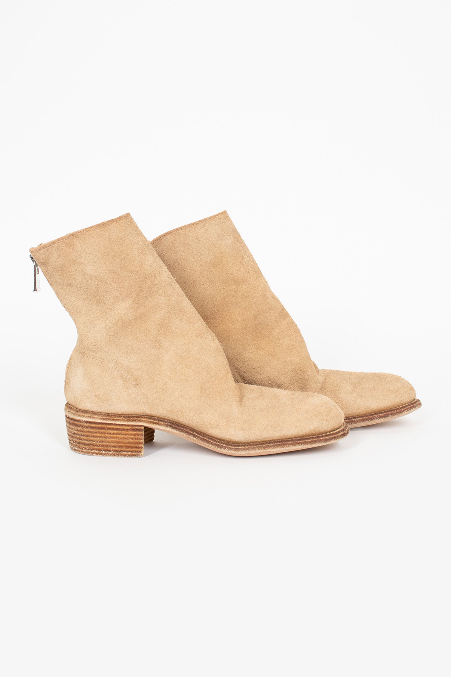 796 Back Zip Boots CO171T Tan