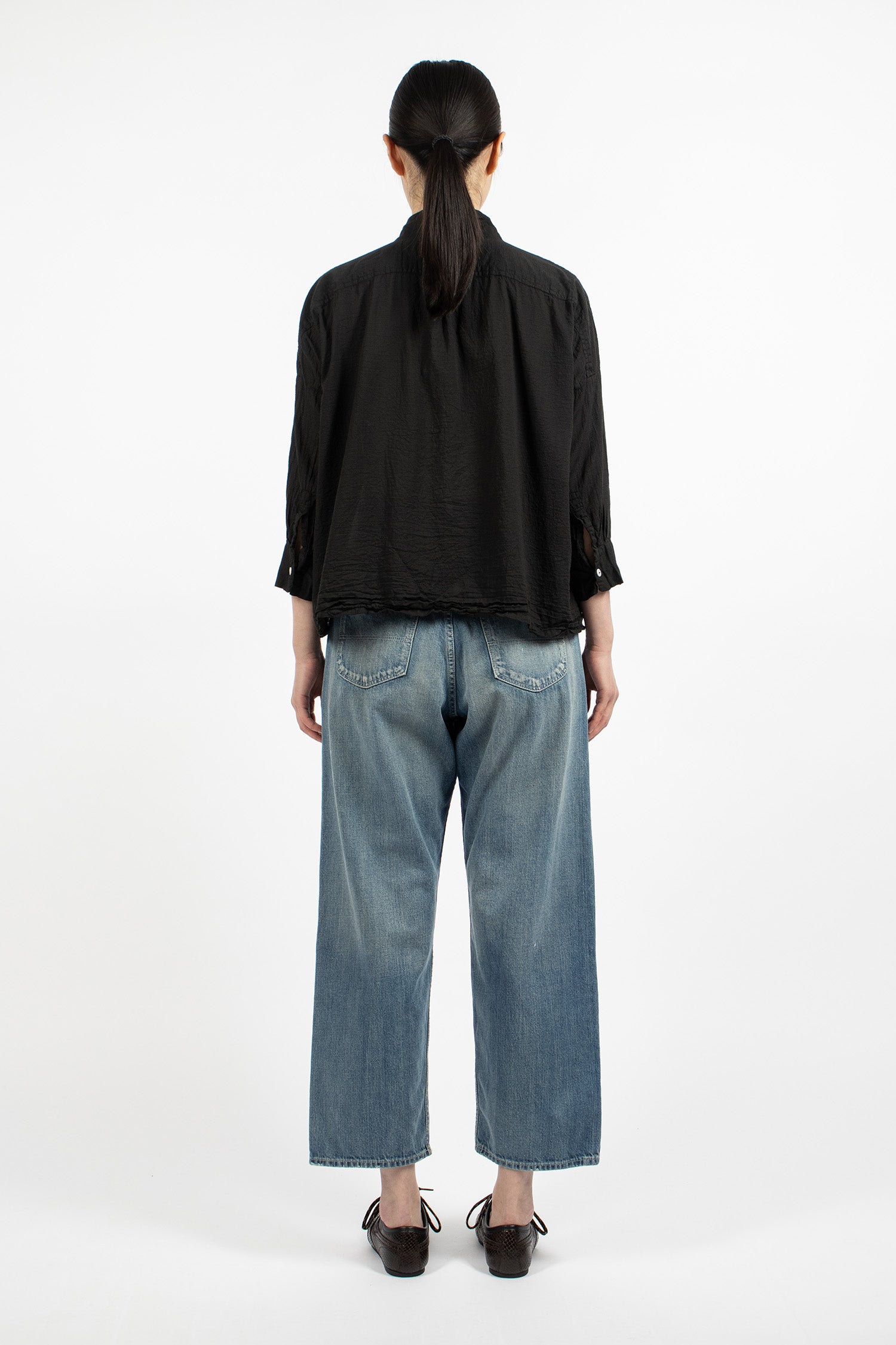 WP12 Selvedge Ranch Jean Work Light Blue