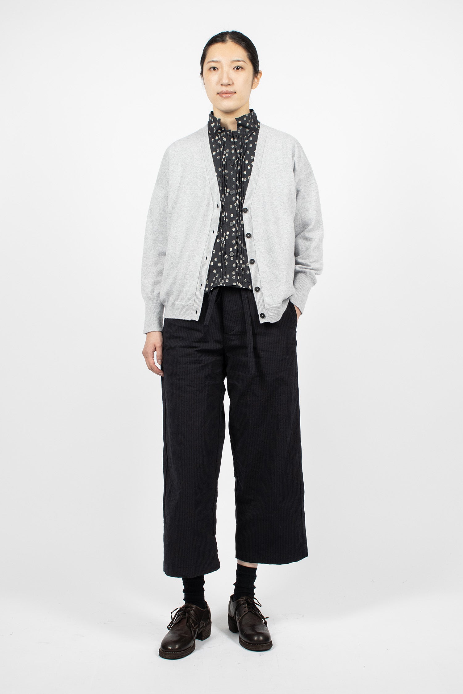 Cory Cashmere Cardigan Fog