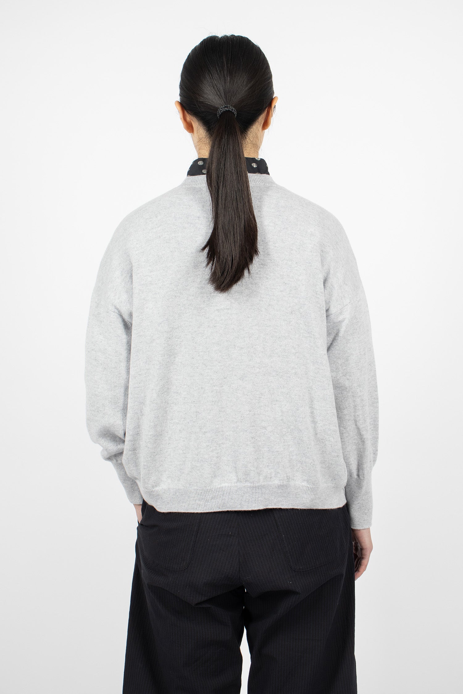 Cory Cashmere Cardigan Fog