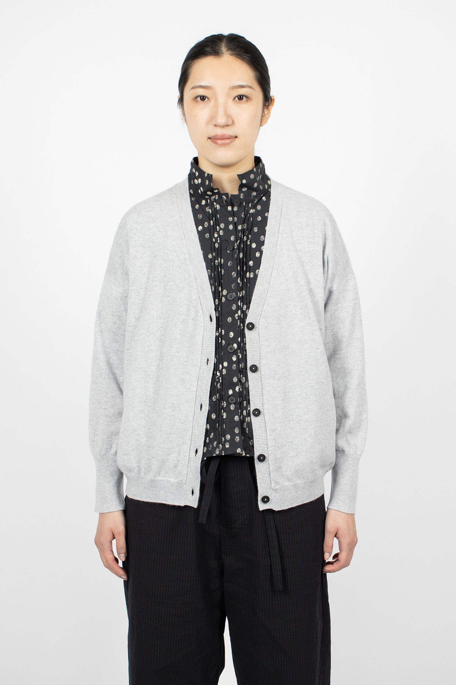 Cory Cashmere Cardigan Fog