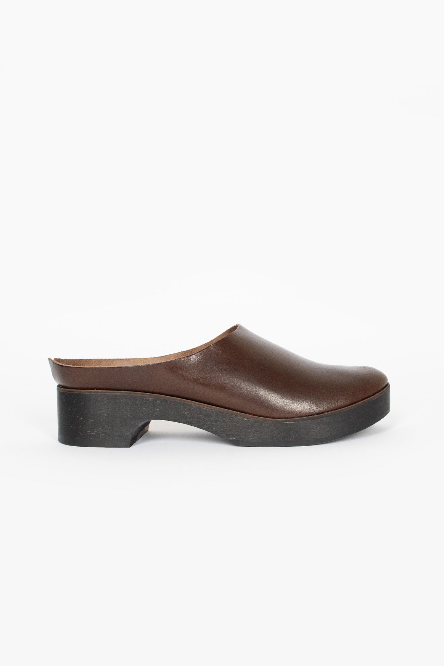 Sabot Clog Dark Brown
