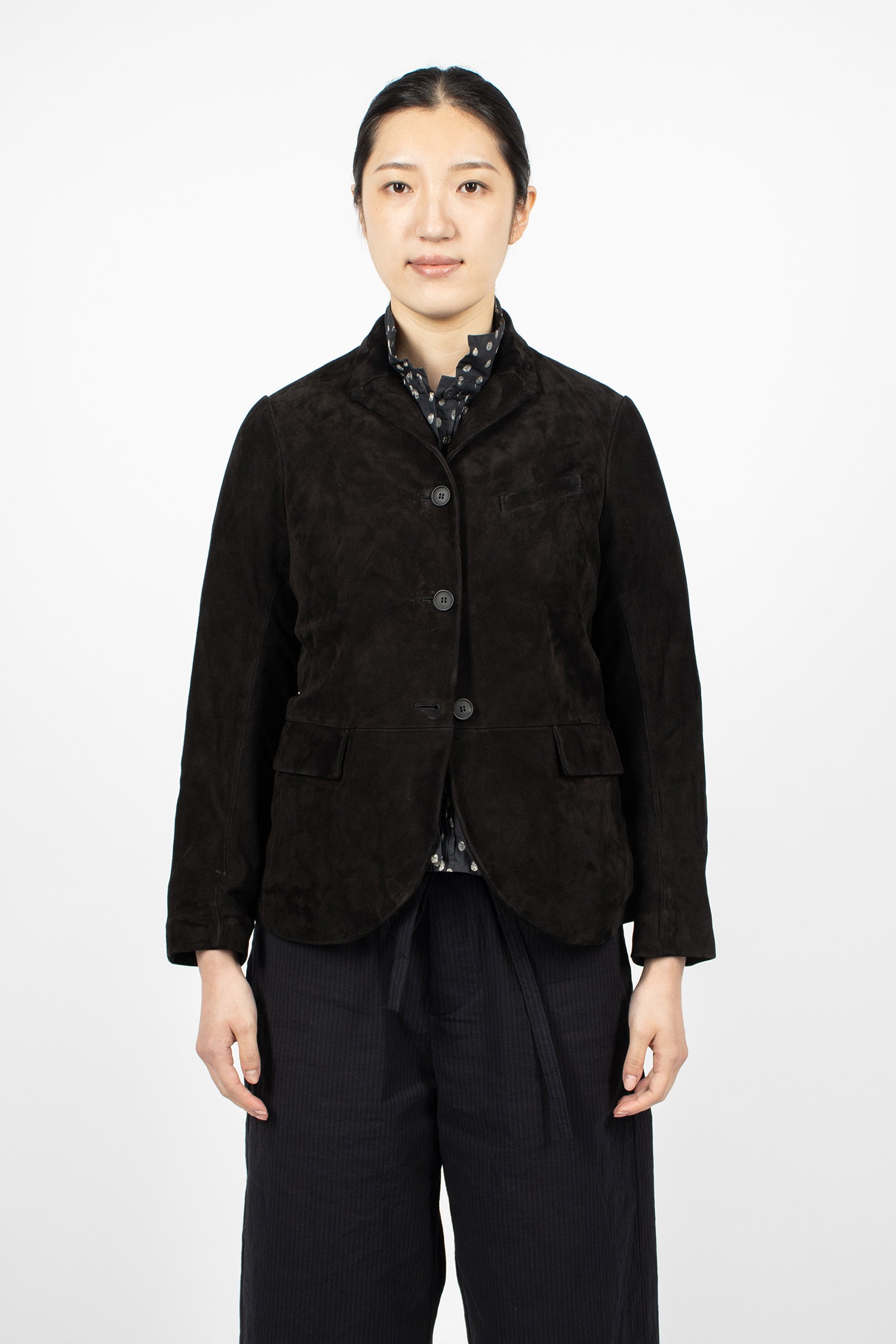 Leather Tyrol Jacket Black