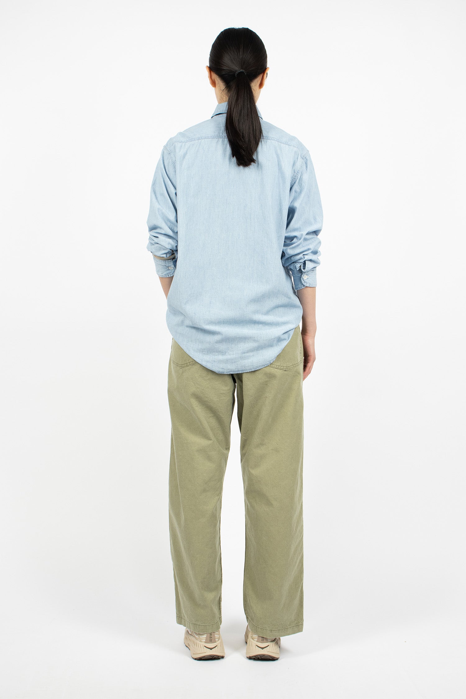 Canvas Fatigue Pants Green