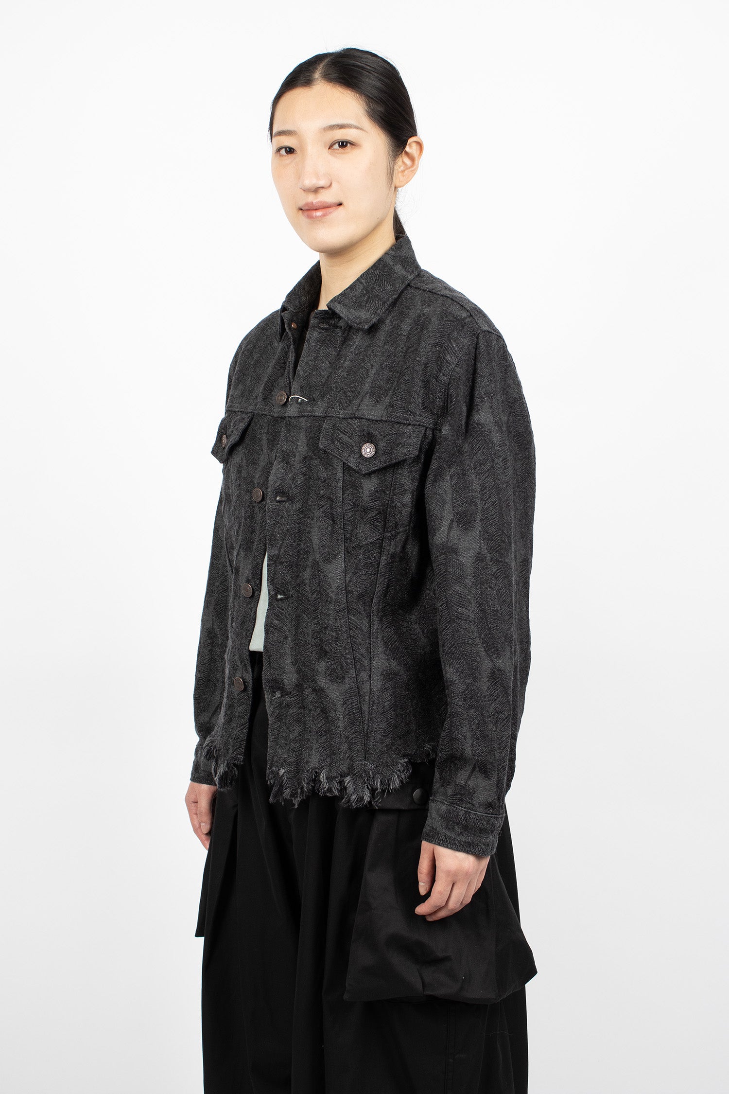 12oz Magpie Denim 3rd Jacket Black/Black