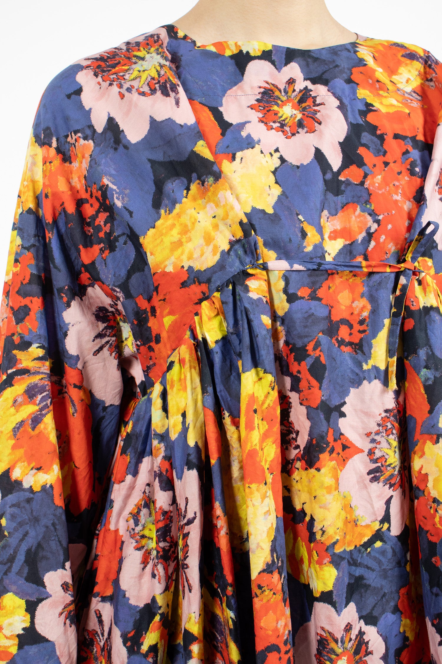 Newpride Shirt Navy Blue/Large Flowers Mix