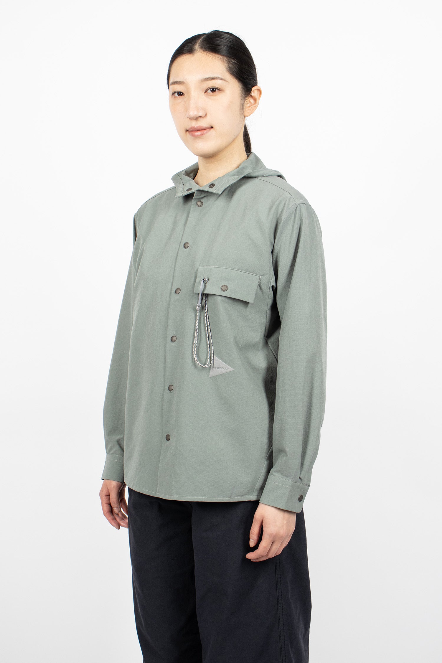 Dry Breathable Hoodie Blue Grey
