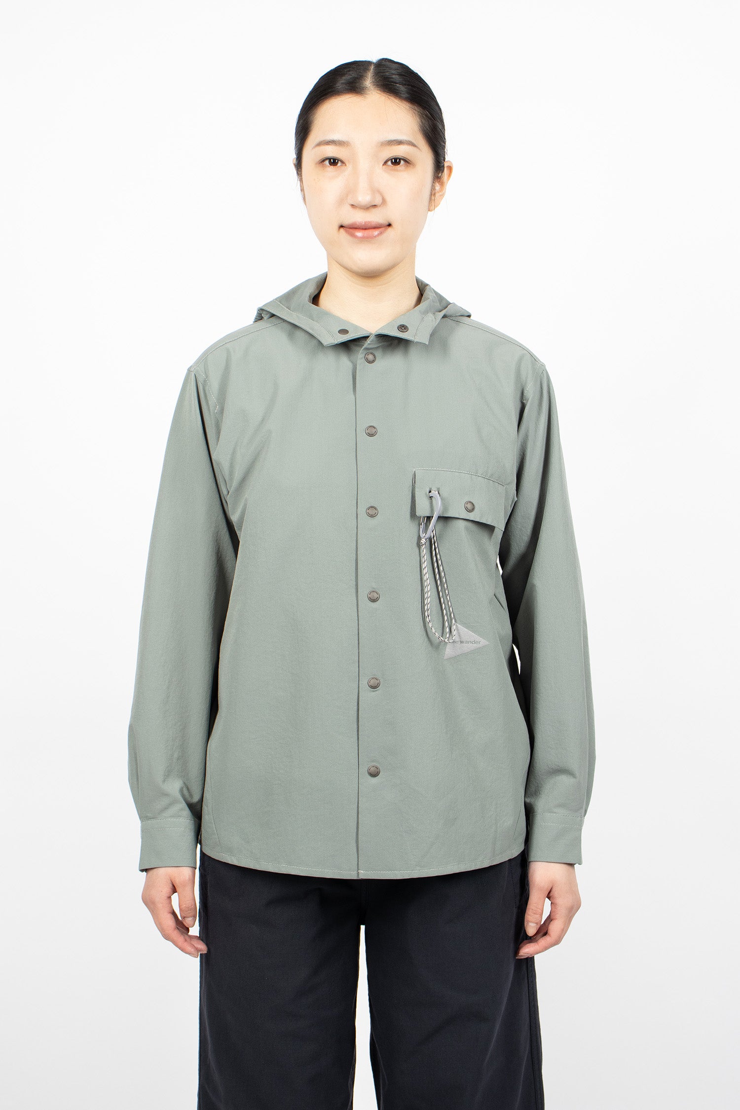 Dry Breathable Hoodie Blue Grey