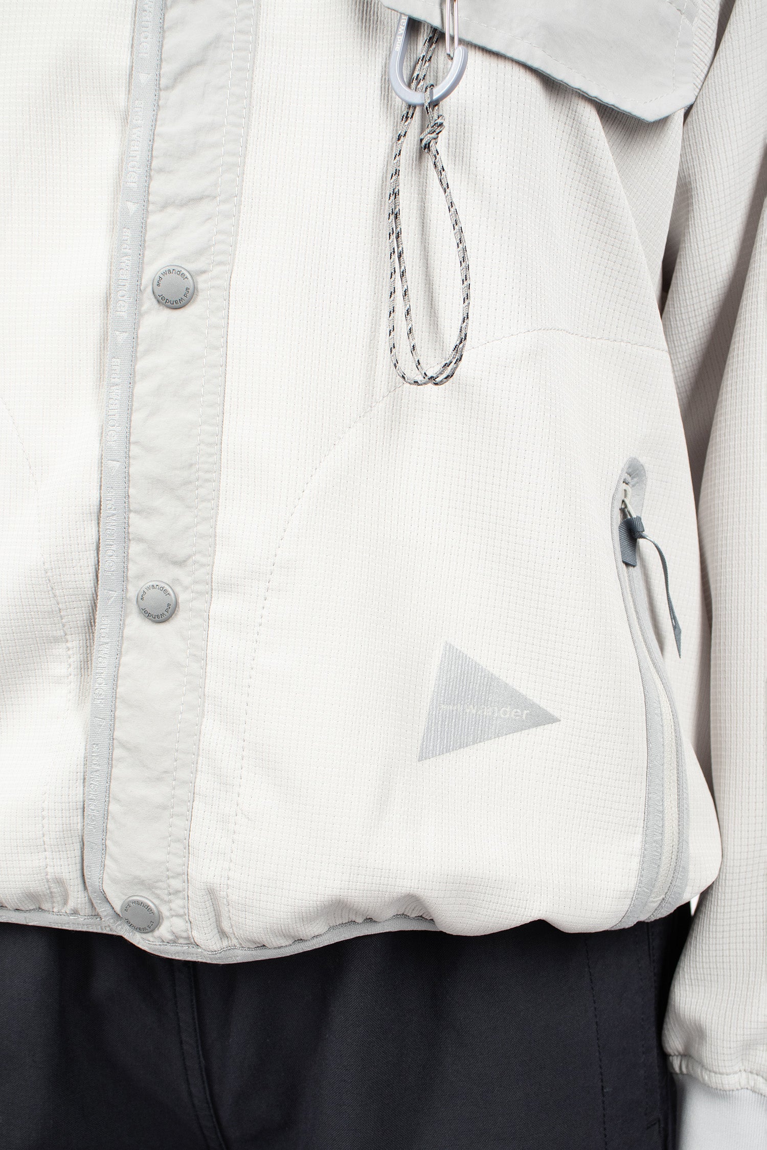 Vent Cardigan Light Grey