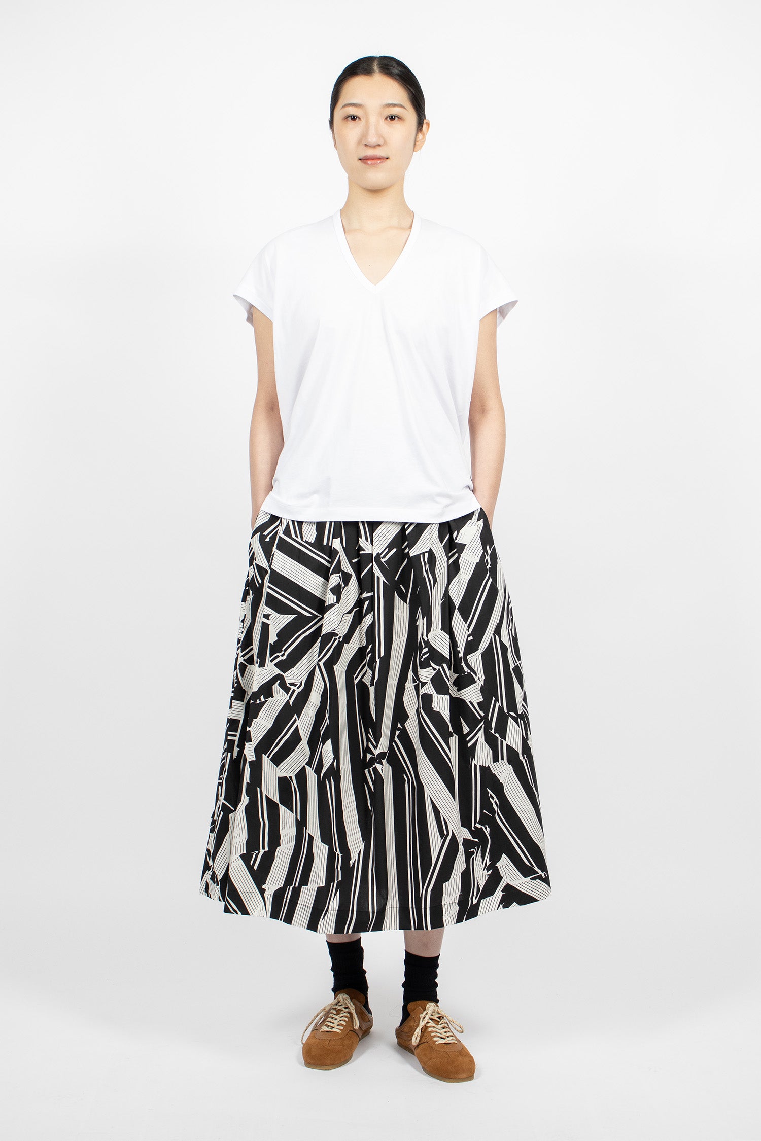 V-Neck Tee White