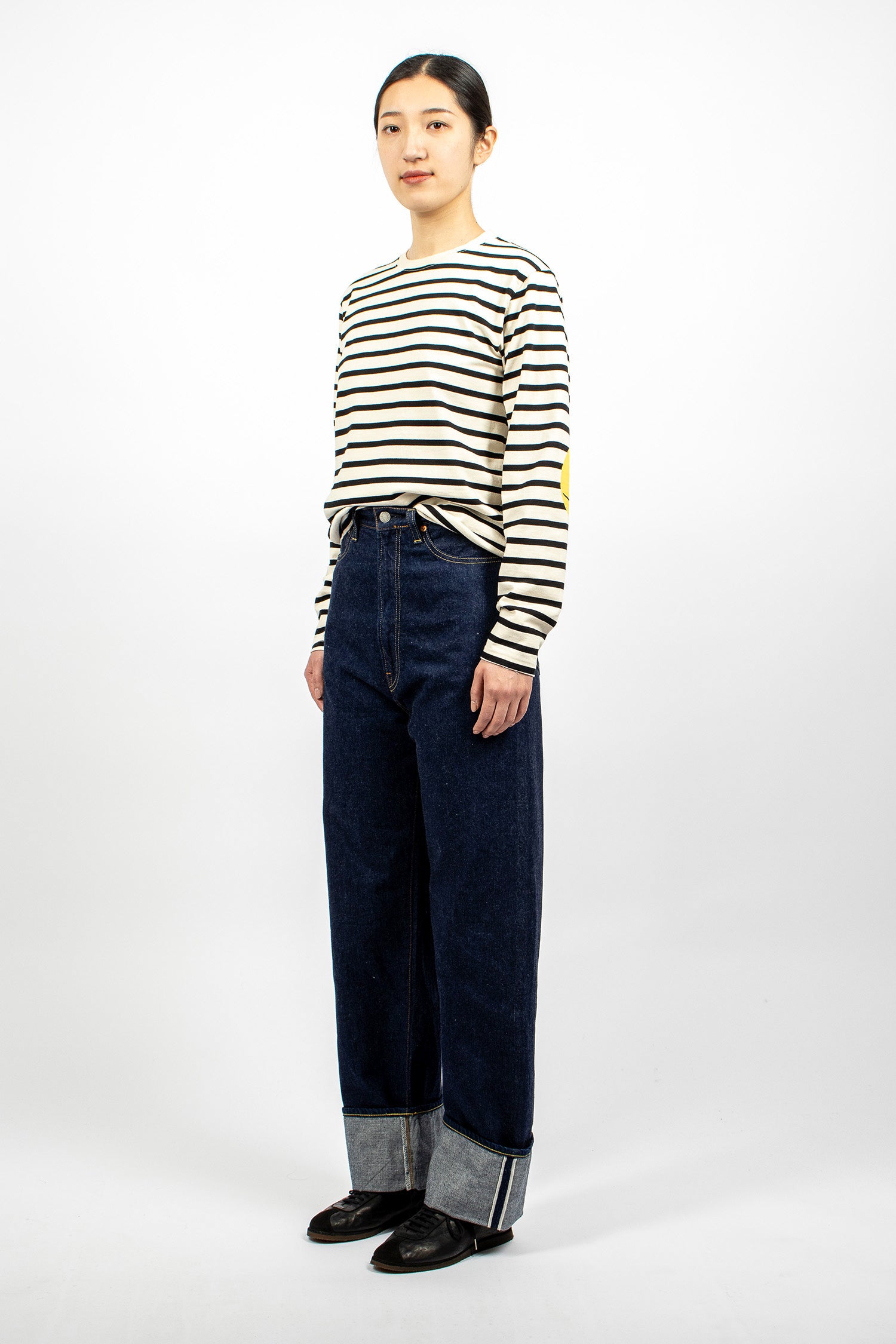 12oz High Waist Jeans One Wash