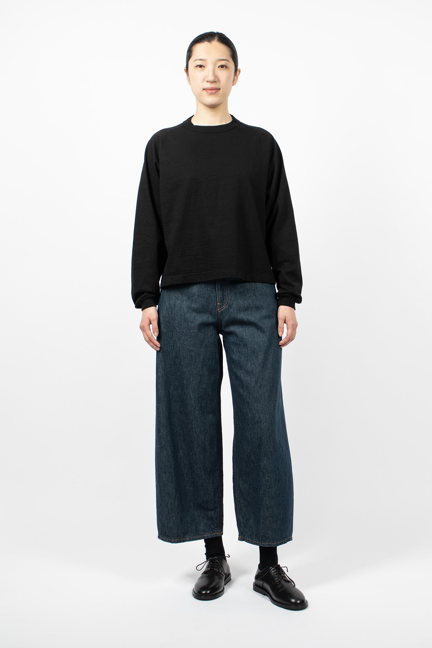 Cropped Roomy Jeans 70S Rinsed Raw