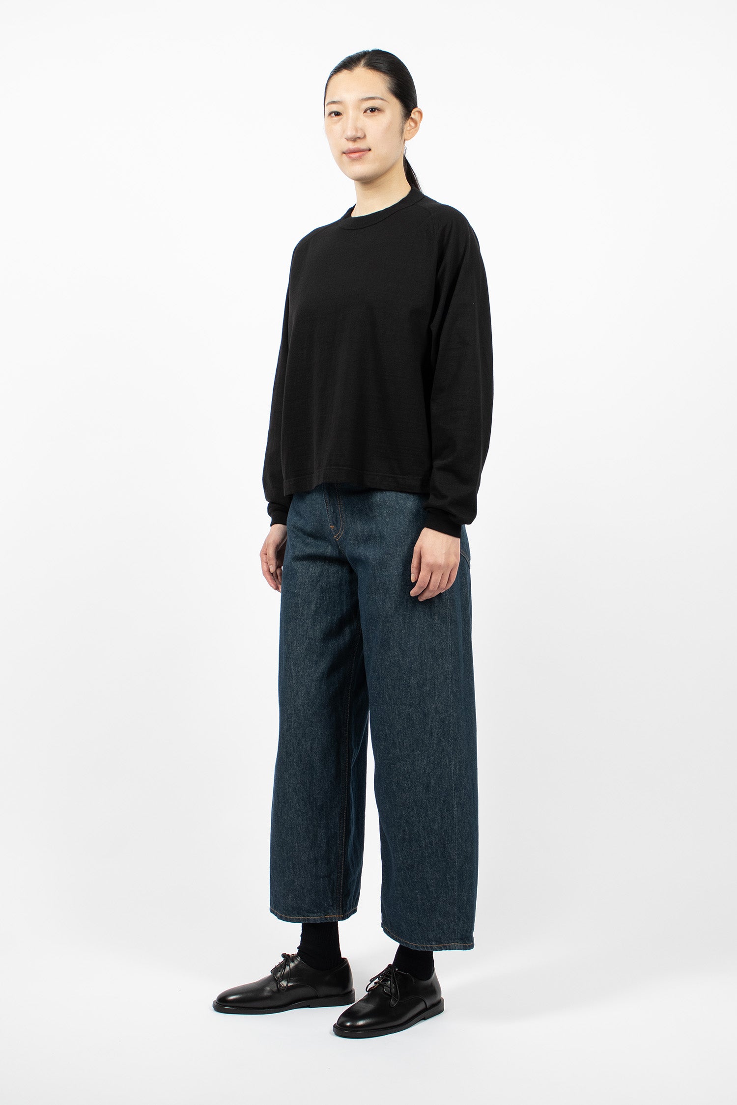 Cropped Roomy Jeans 70S Rinsed Raw
