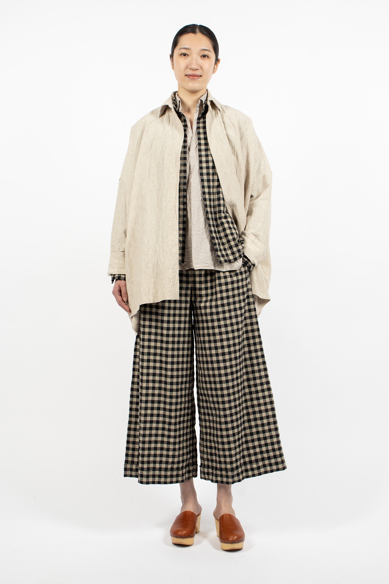 Oversized Linen Jacket Natural