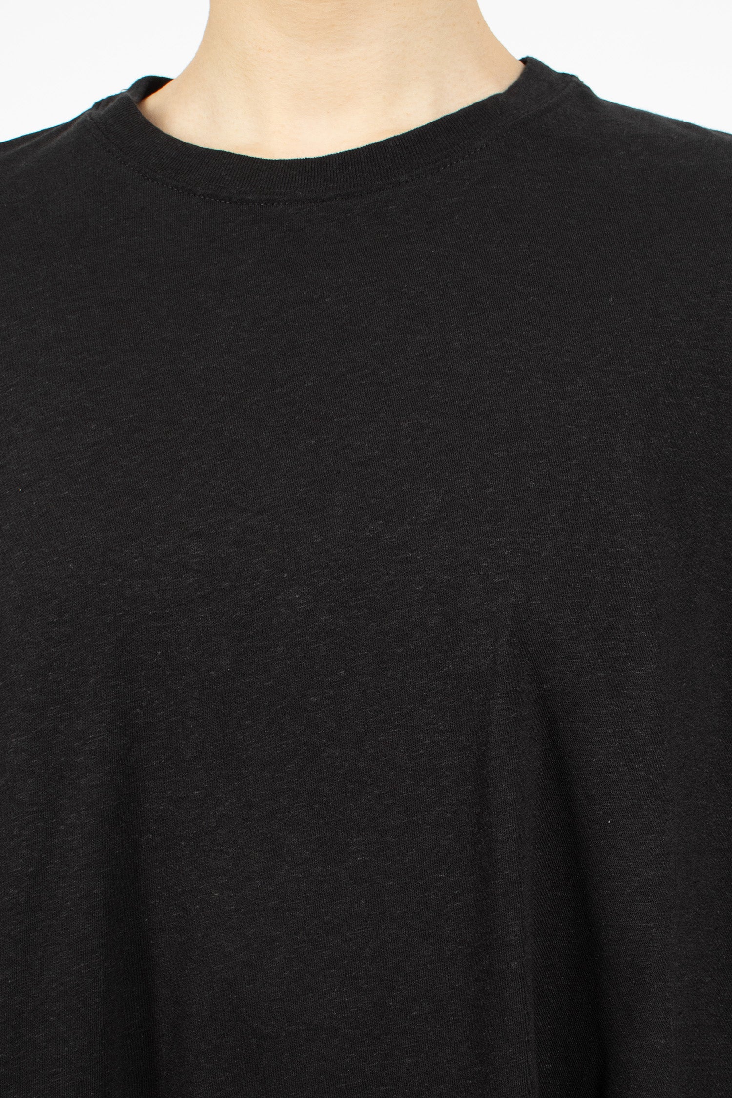 Gathered Logo T-Shirt Black