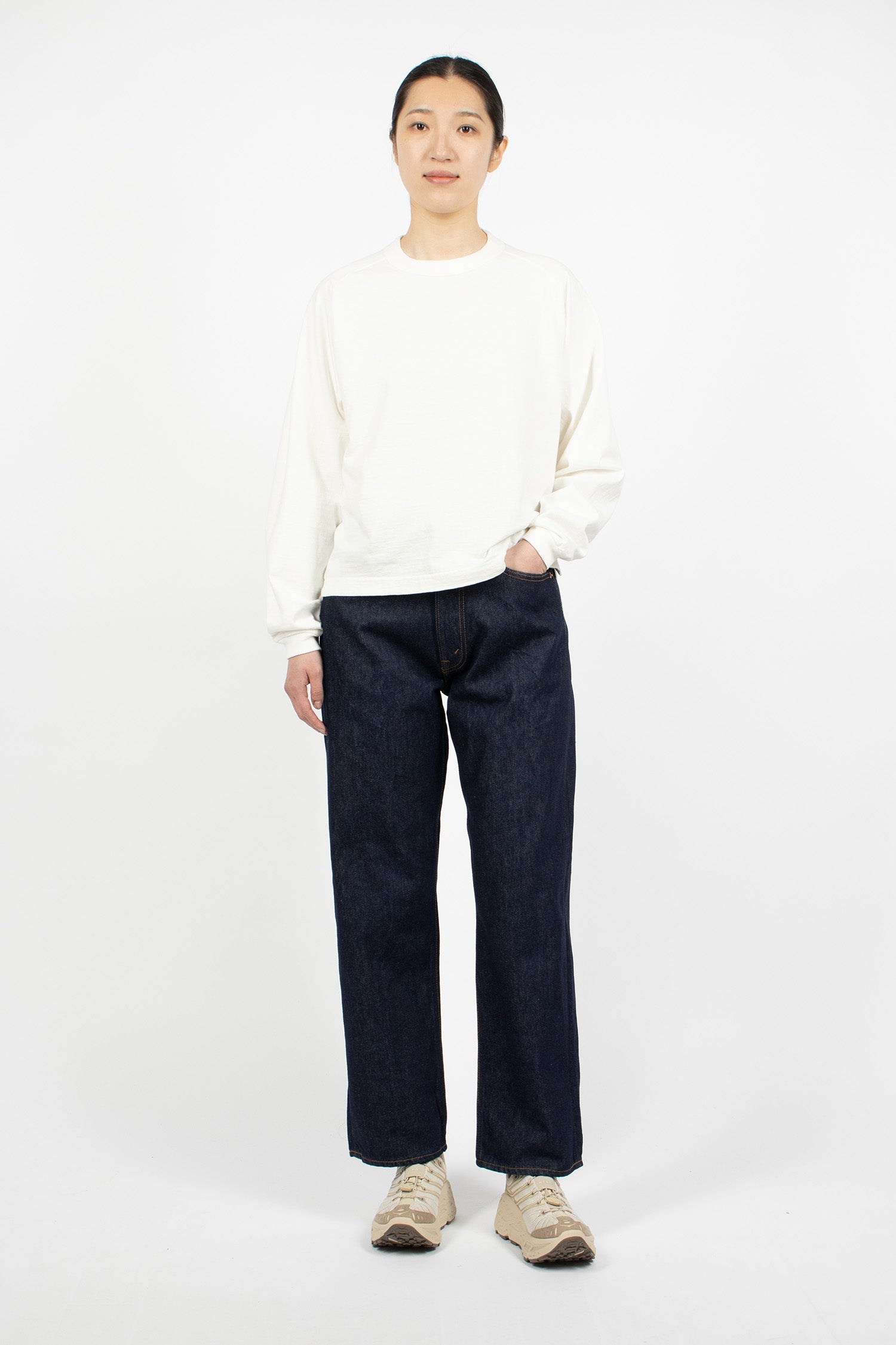 Mahuna LS T-Shirt Off-White