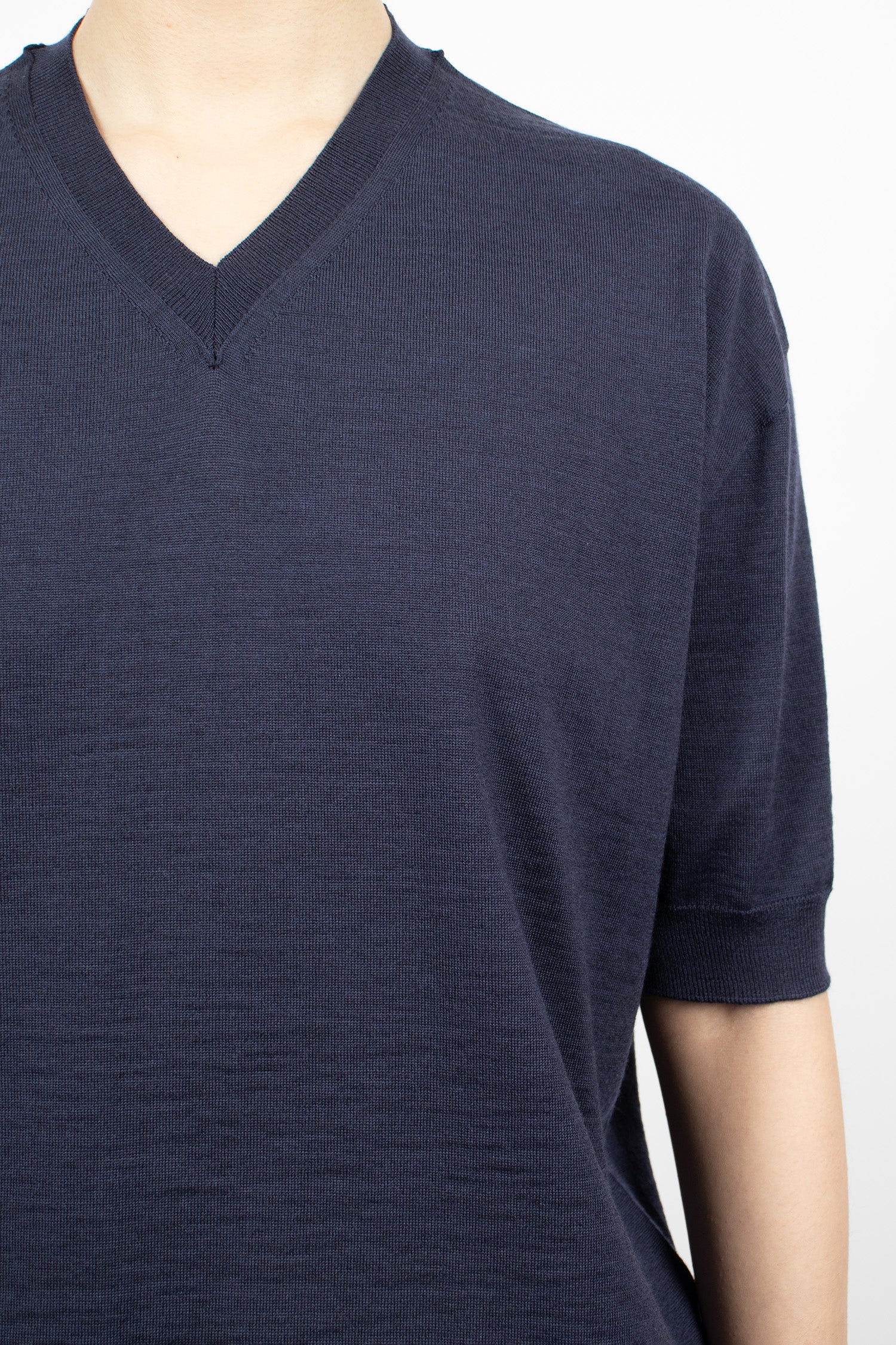 Memo Knit Pullover Midnight