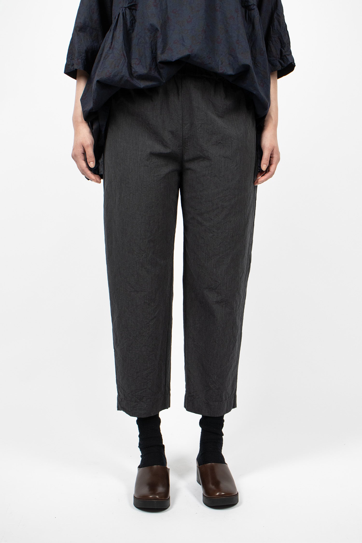 Tapered Trousers Antrachite Grey