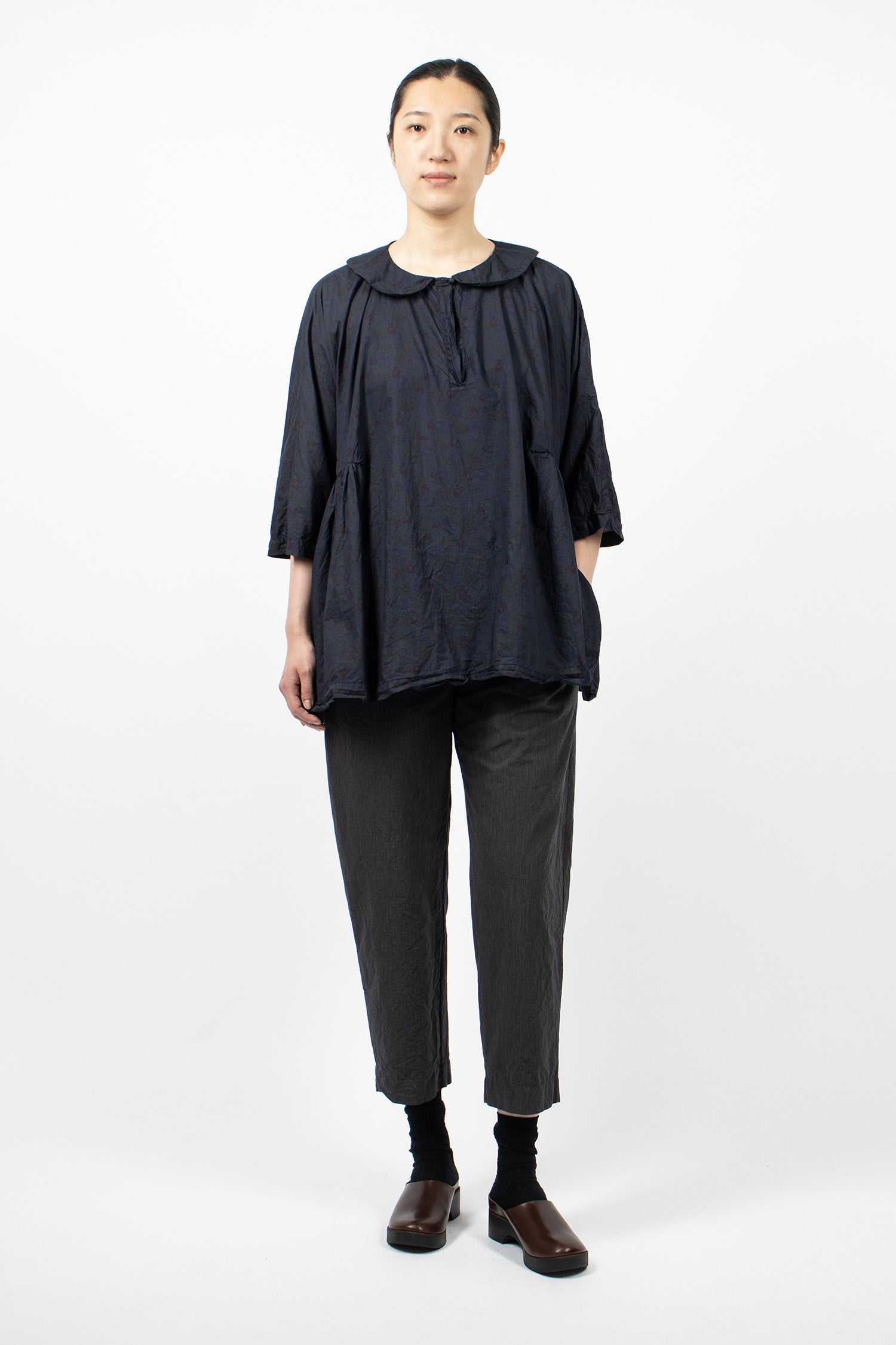 Tapered Trousers Antrachite Grey
