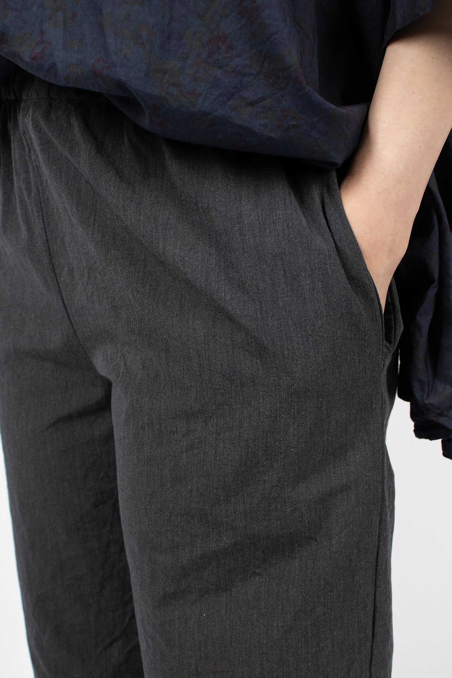 Tapered Trousers Antrachite Grey