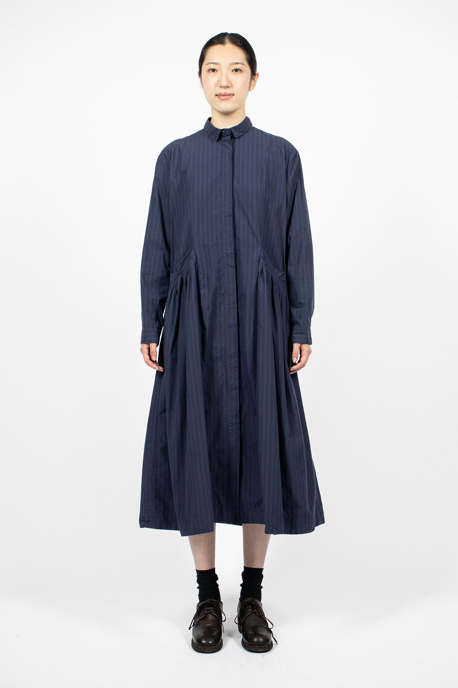 Sally Dress Blue Stripe