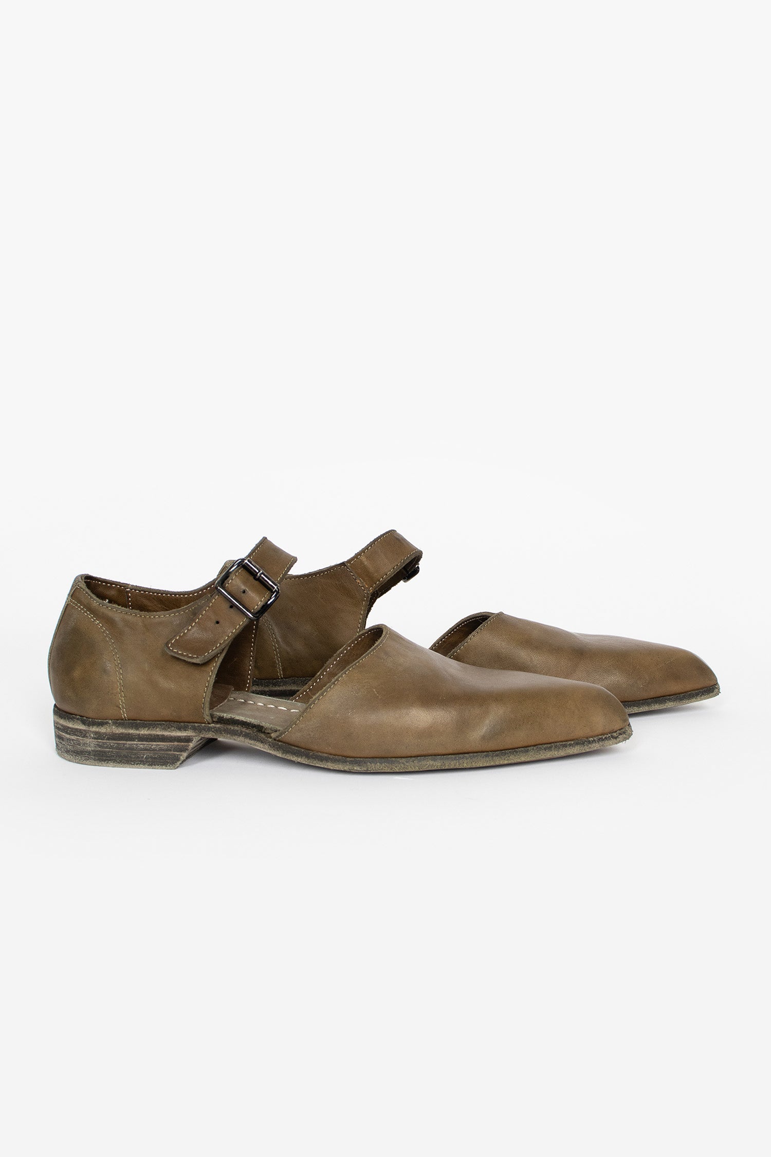 TX03 Full Grain Mary Jane CV177T Olive