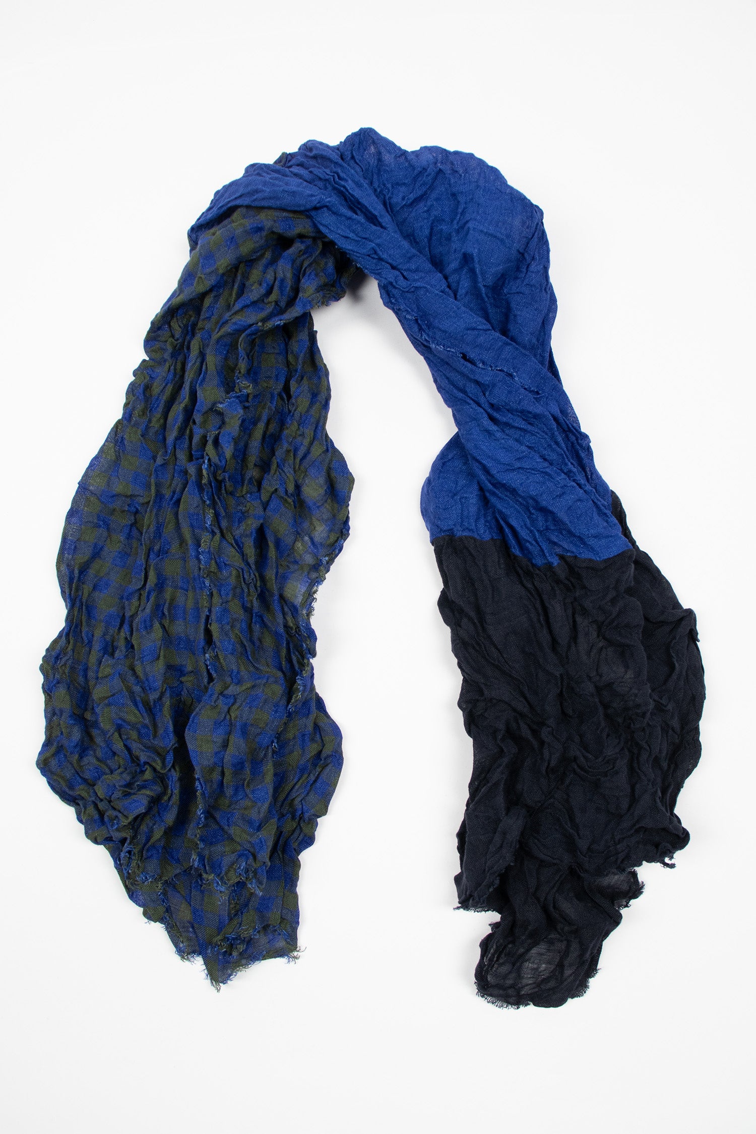 Hawaii Washed Shawl Blue Mix