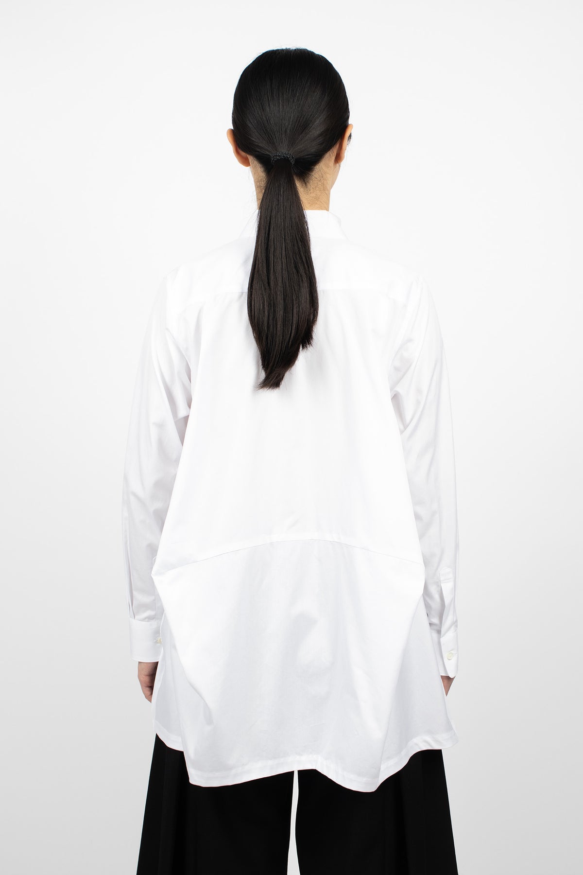Balloon Long Shirt White