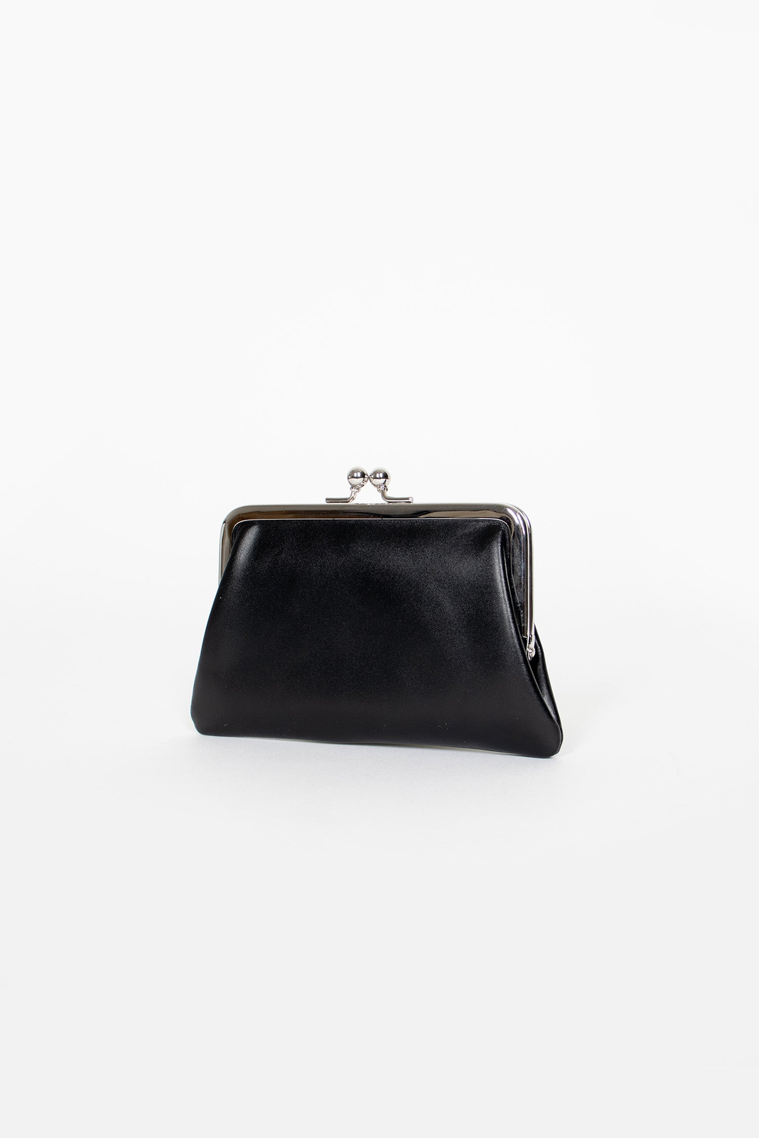 SA0301KC Small Kiss Clasp Wallet Black