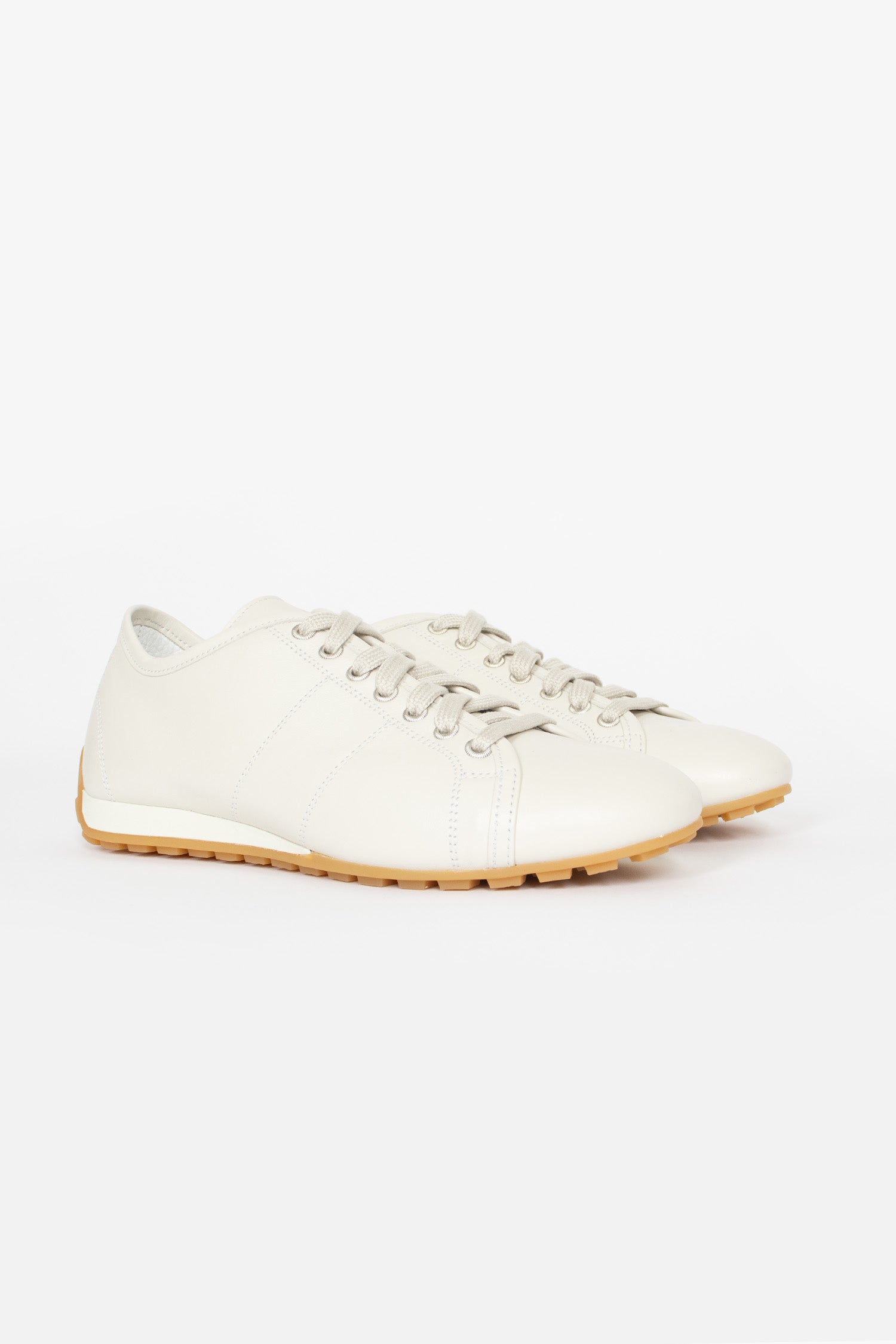 Smooth Leather Sneaker Off-White
