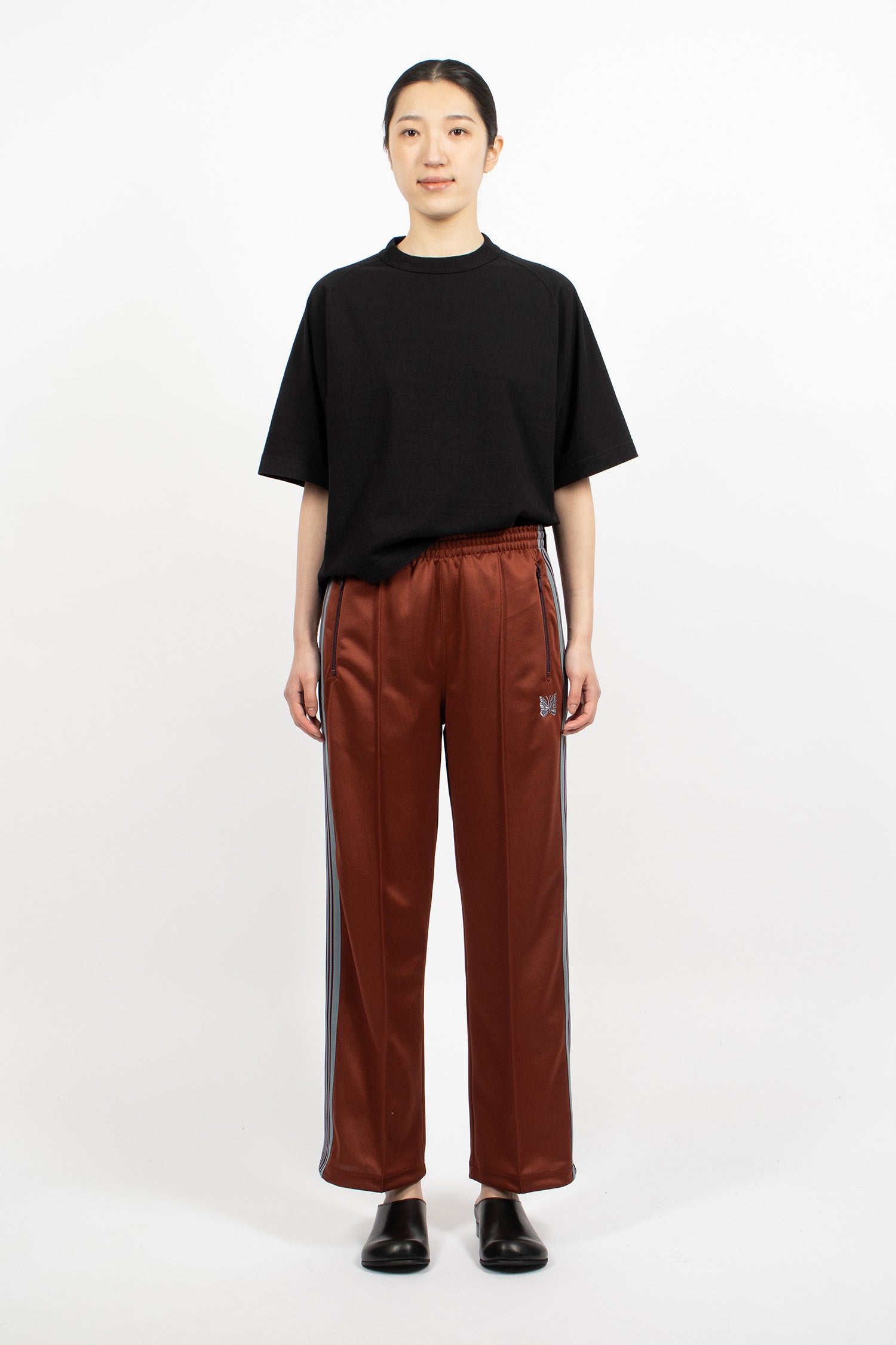 Narrow Track Pant Rust/Blue