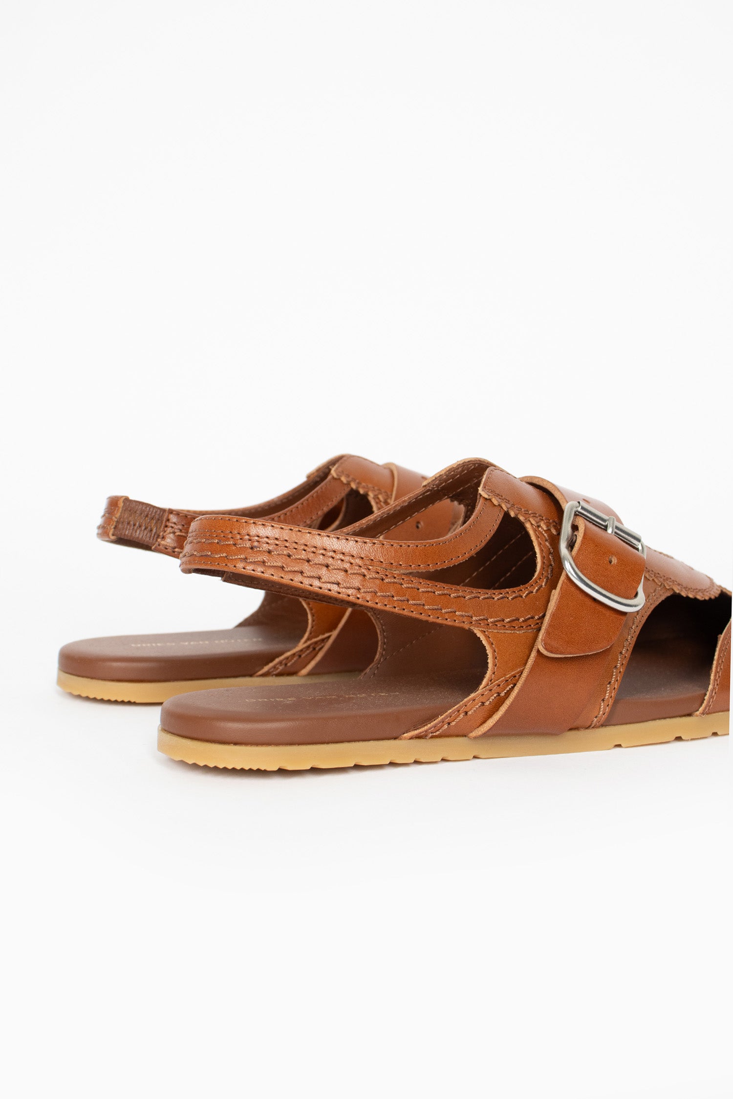 Leather Sneaker Sandal Burgundy