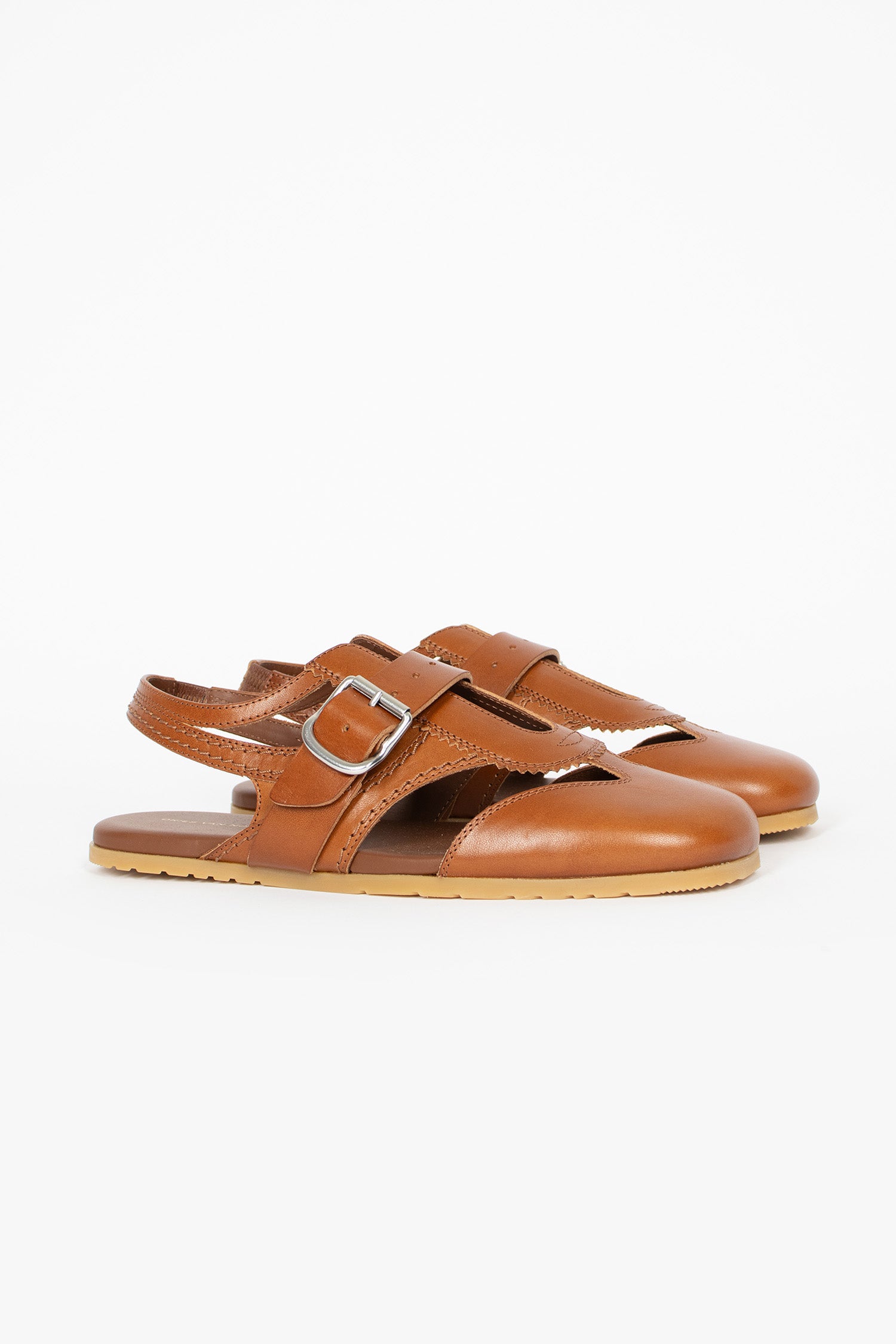 Leather Sneaker Sandal Burgundy