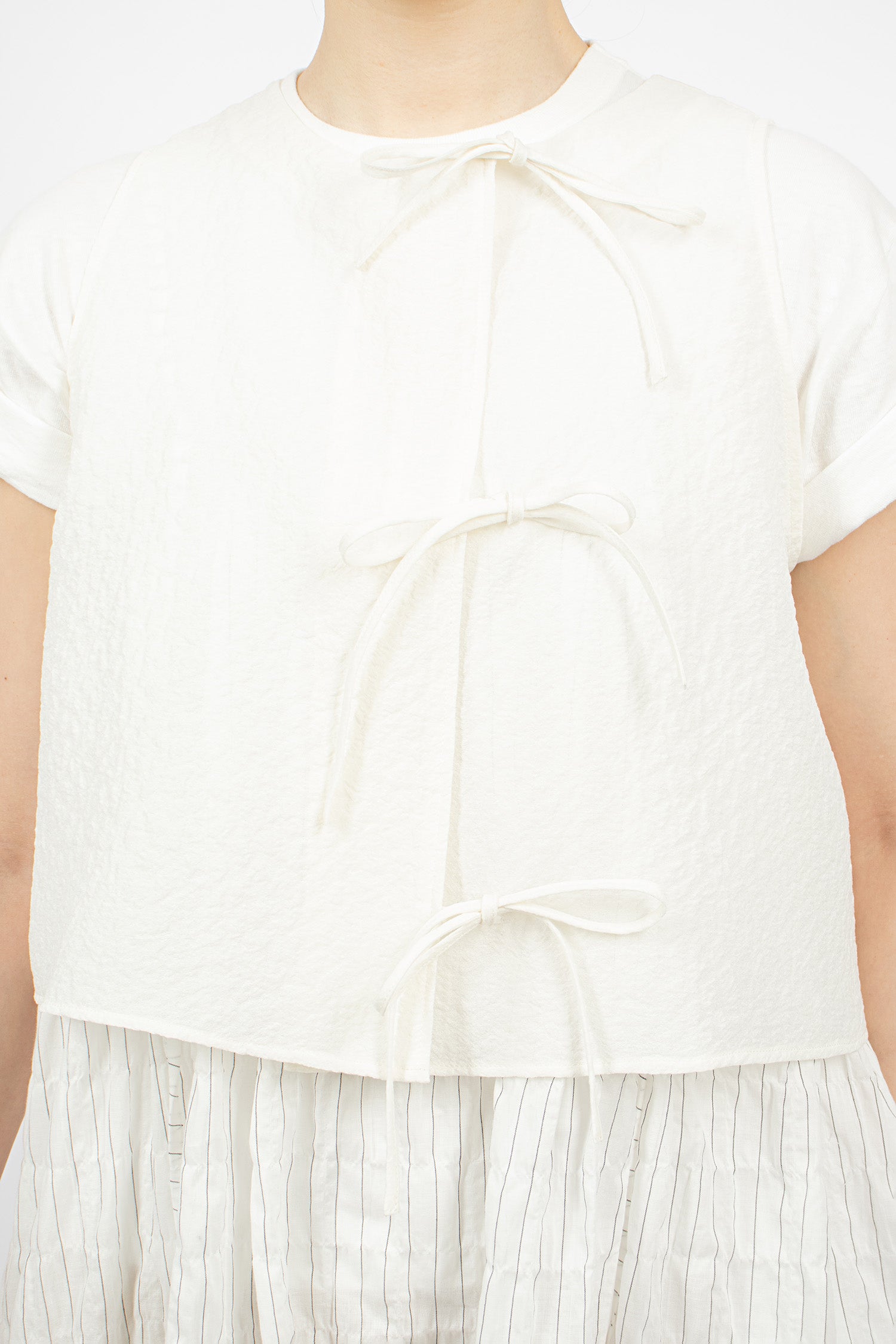 Anouk Bow Top White